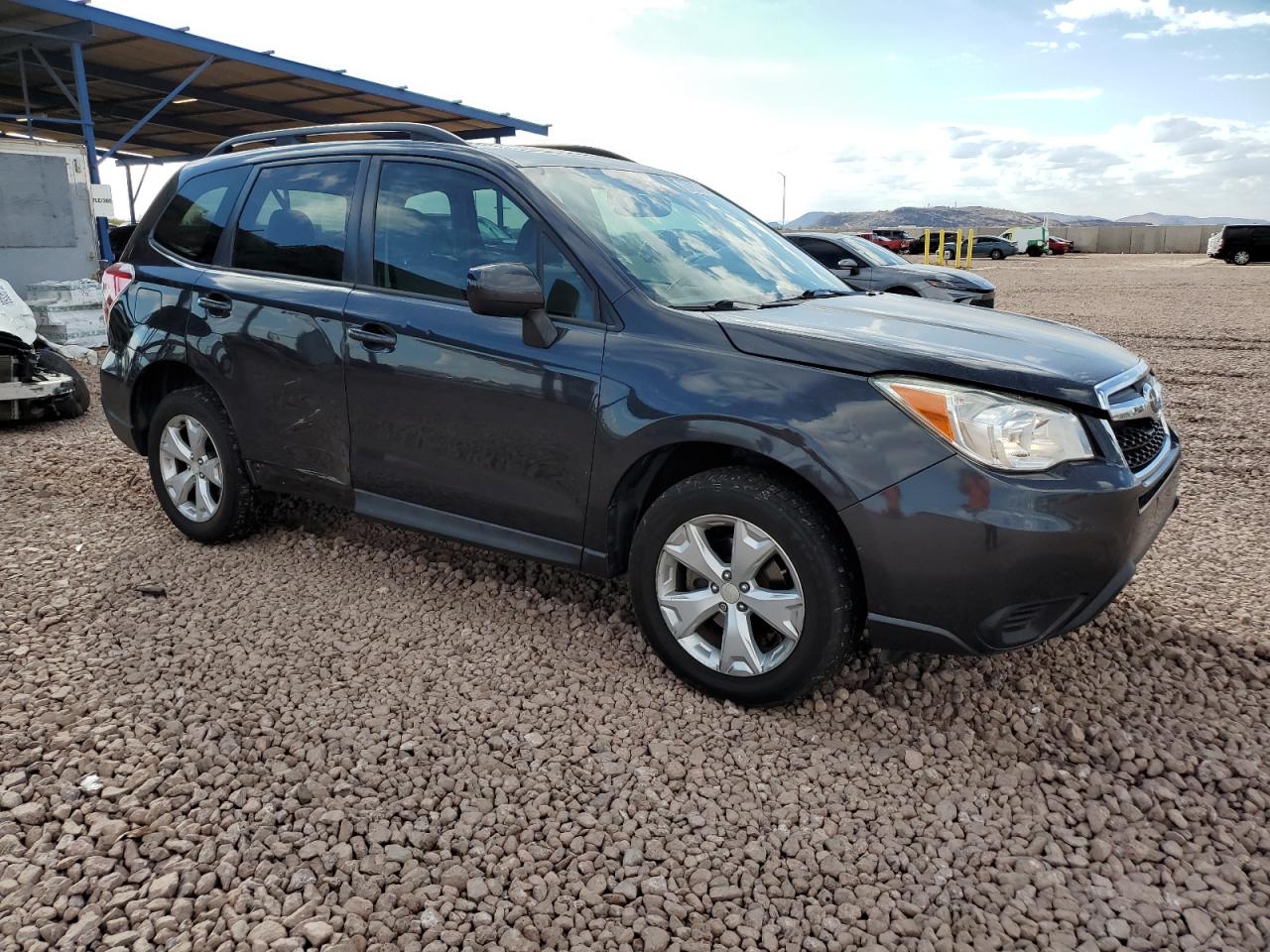 2016 Subaru Forester VIN JF2SJADC2GH407847 Copart auction photo, rear end / side damage thumbnail 4
