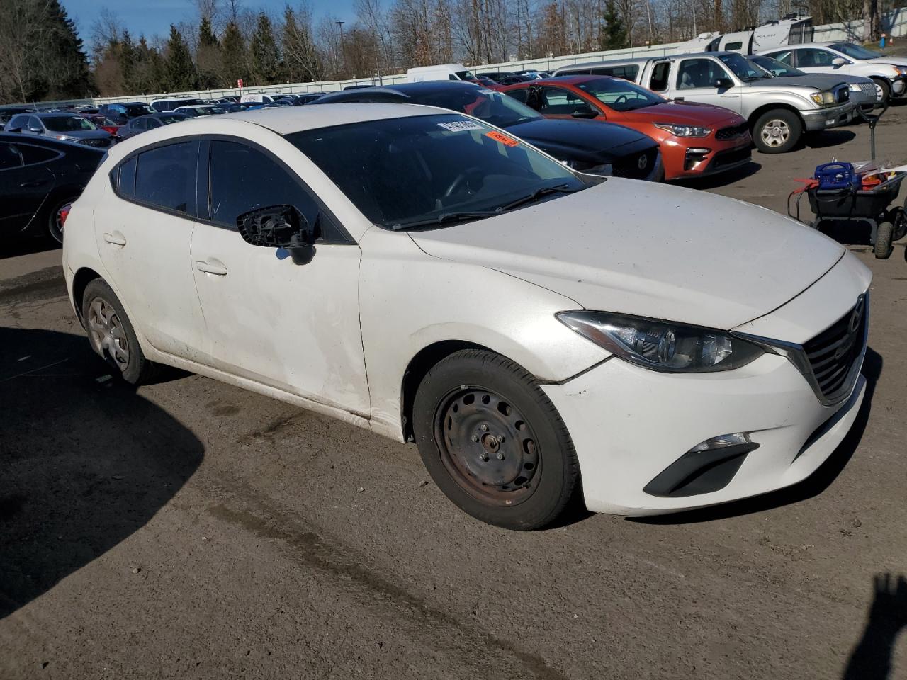 2014 Mazda 3 VIN 3MZBM1K70EM103305 Copart auction photo, water/flood / rear end damage thumbnail 4