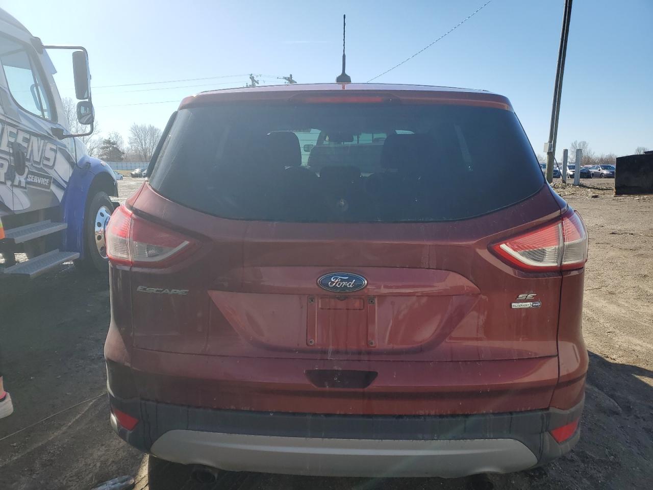 2014 Ford Escape VIN 1FMCU9GX7EUE51222 Copart auction photo, front end damage thumbnail 6