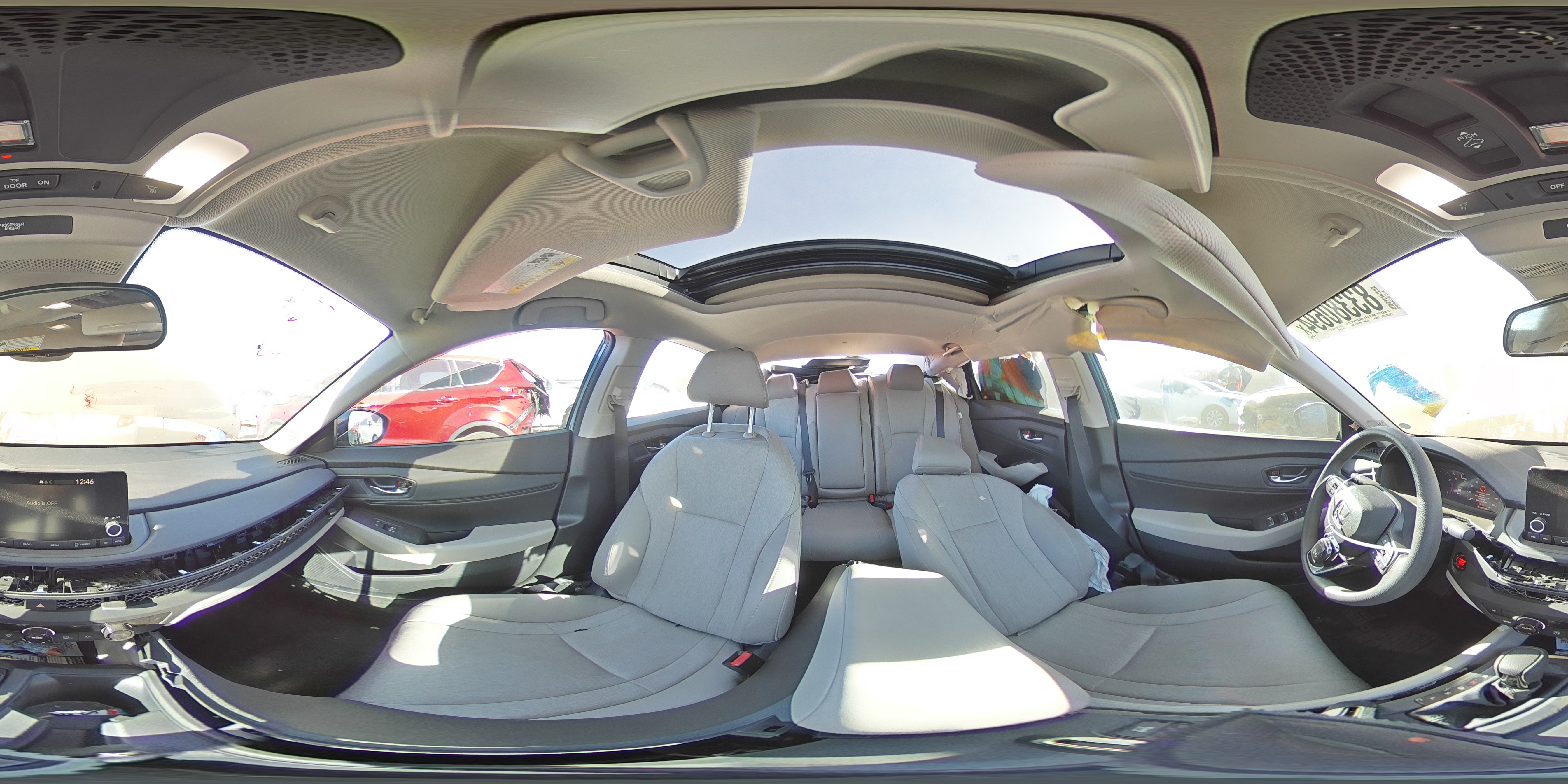 2023 Honda Accord VIN 1HGCY1F32PA026070 Copart auction photo, rear end damage thumbnail 13
