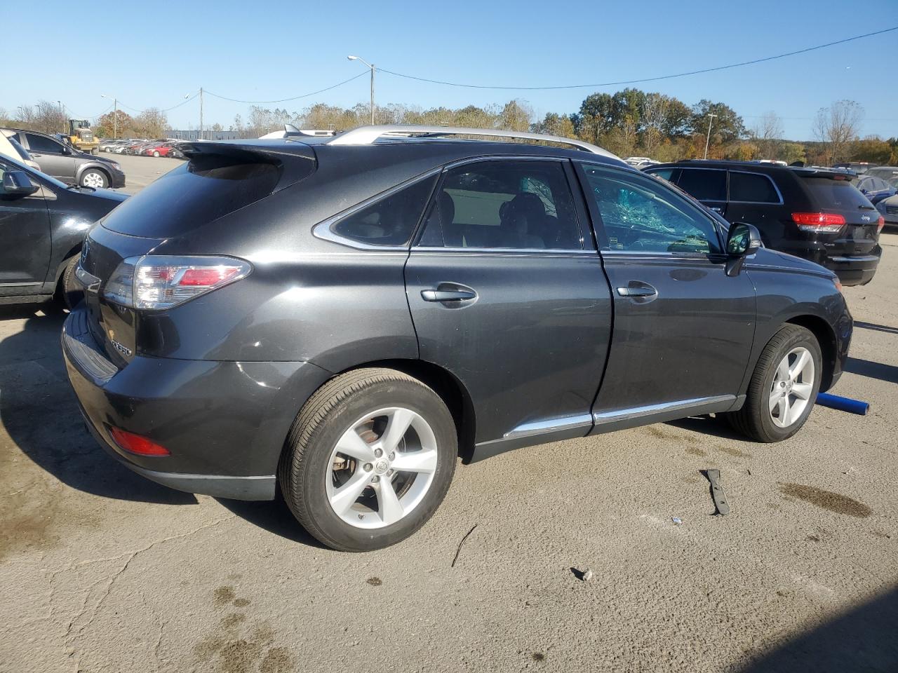 2011 Lexus RX VIN 2T2BK1BA7BC092145 Copart auction photo, top/roof damage thumbnail 3
