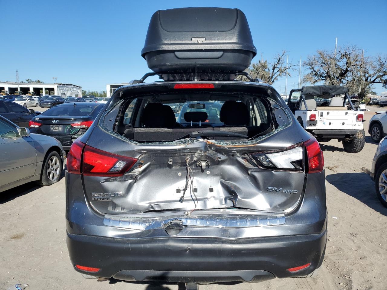 2018 Nissan Rogue VIN JN1BJ1CRXJW209866 Copart auction photo, rear end damage thumbnail 6