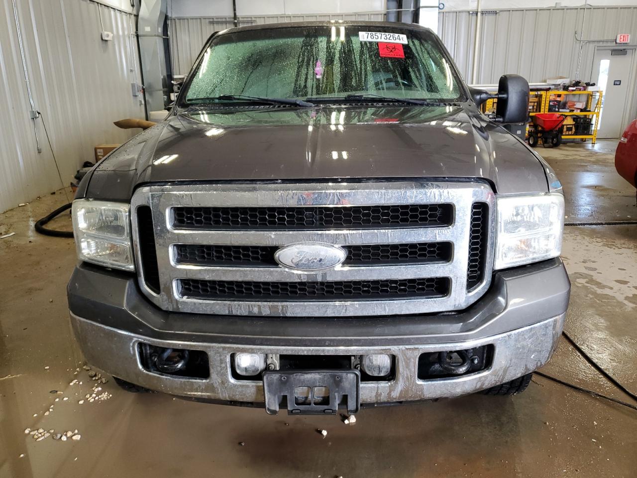 2006 Ford F250 VIN 1FTSW21P66ED05383 Copart auction photo, side damage thumbnail 5