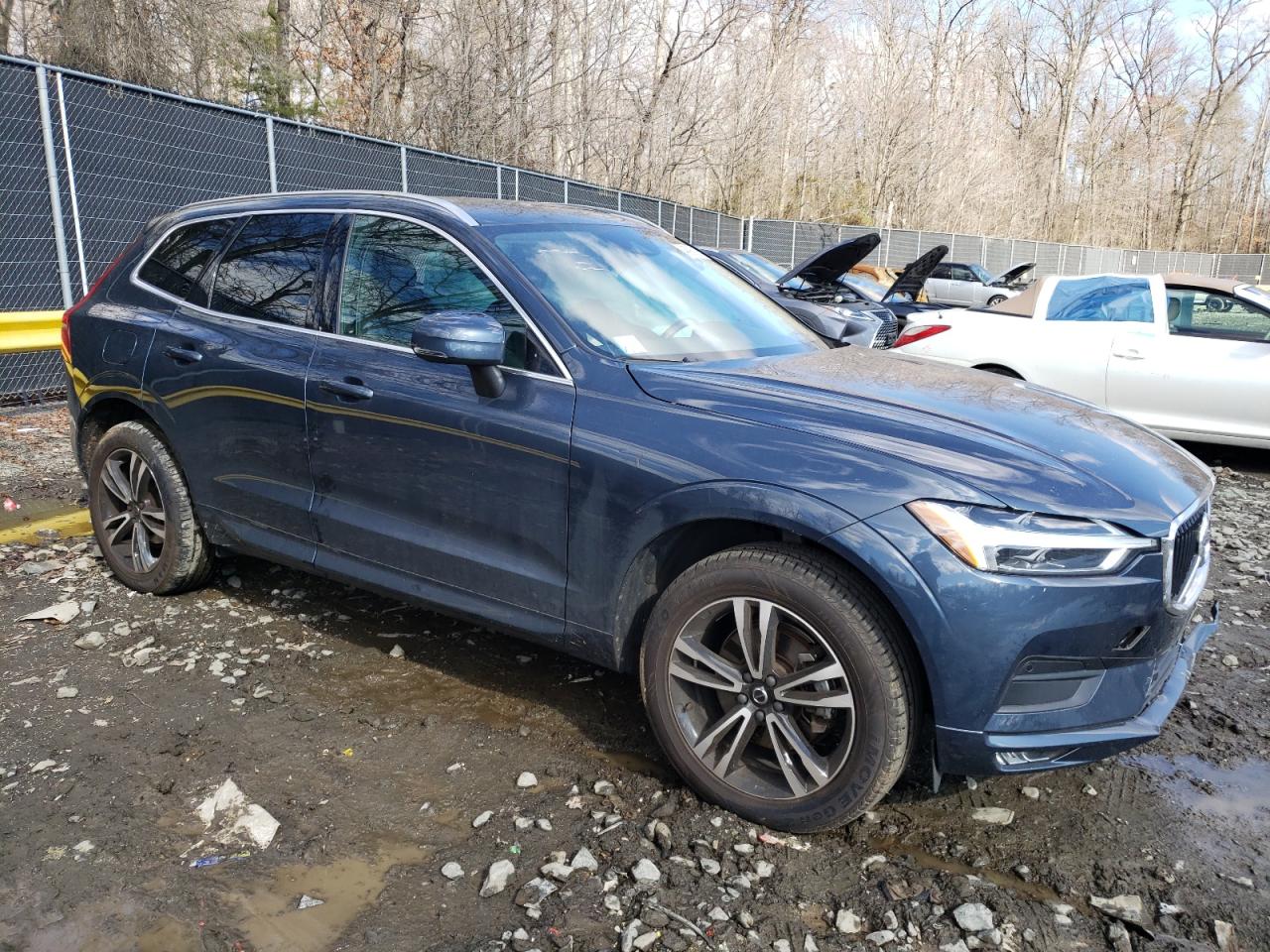 2021 Volvo XC60 VIN YV4102RK0M1739757 Copart auction photo, side damage thumbnail 4