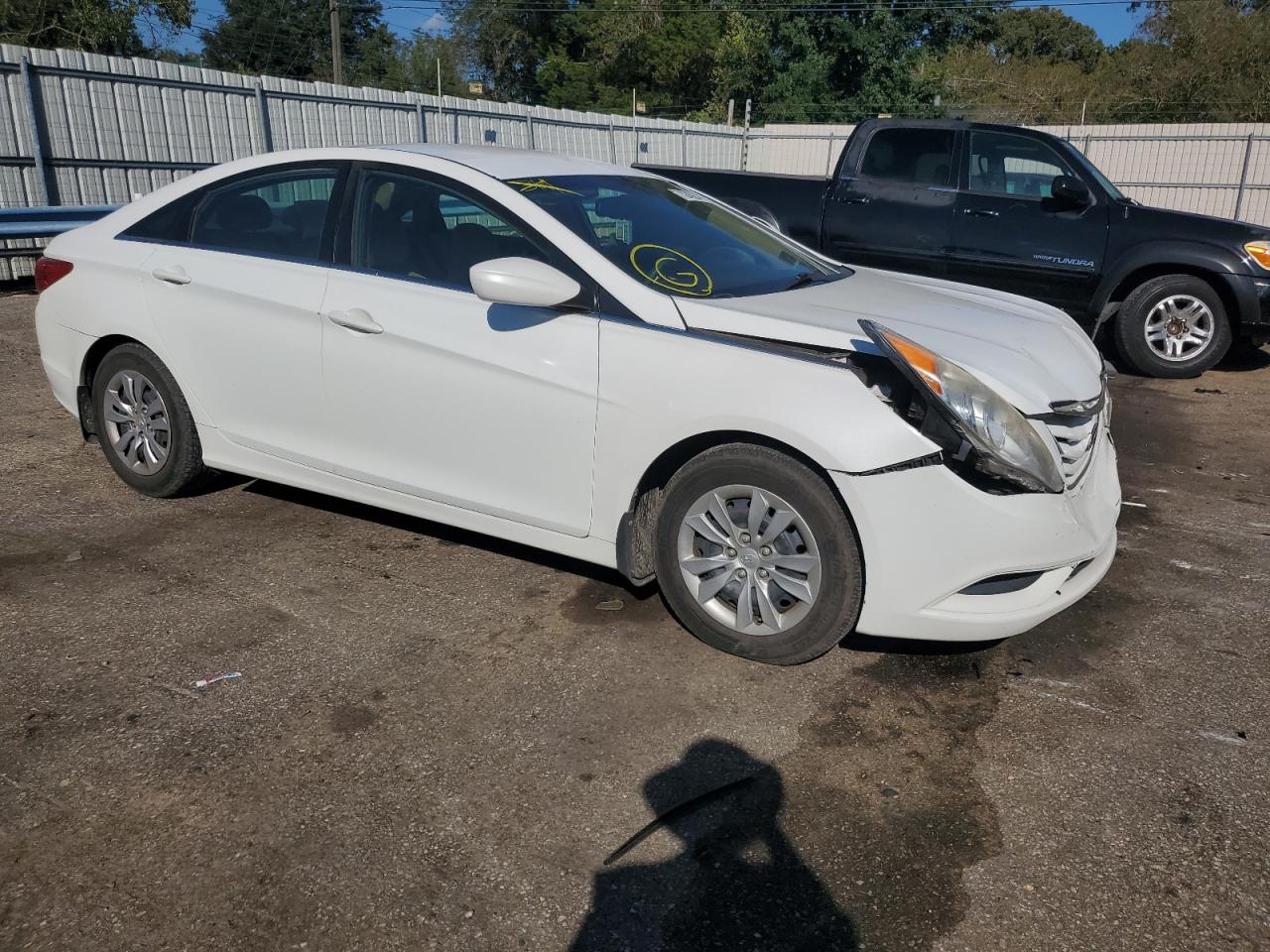 2012 Hyundai Sonata VIN 5NPEB4AC8CH397982 Copart auction photo, front end damage thumbnail 4