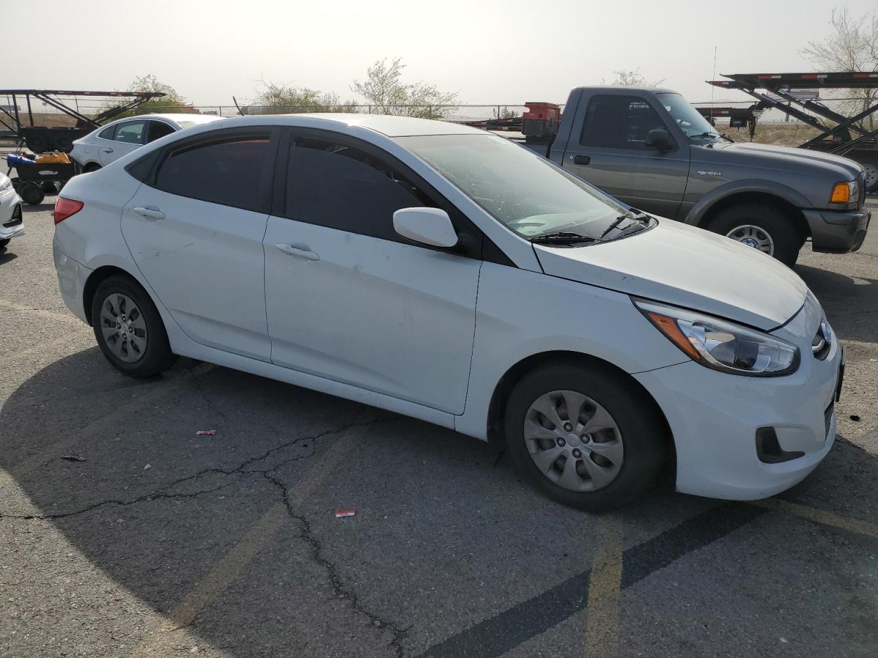 2017 Hyundai Accent VIN KMHCT4AE5HU362508 Copart auction photo, minor dent/scratches damage thumbnail 4
