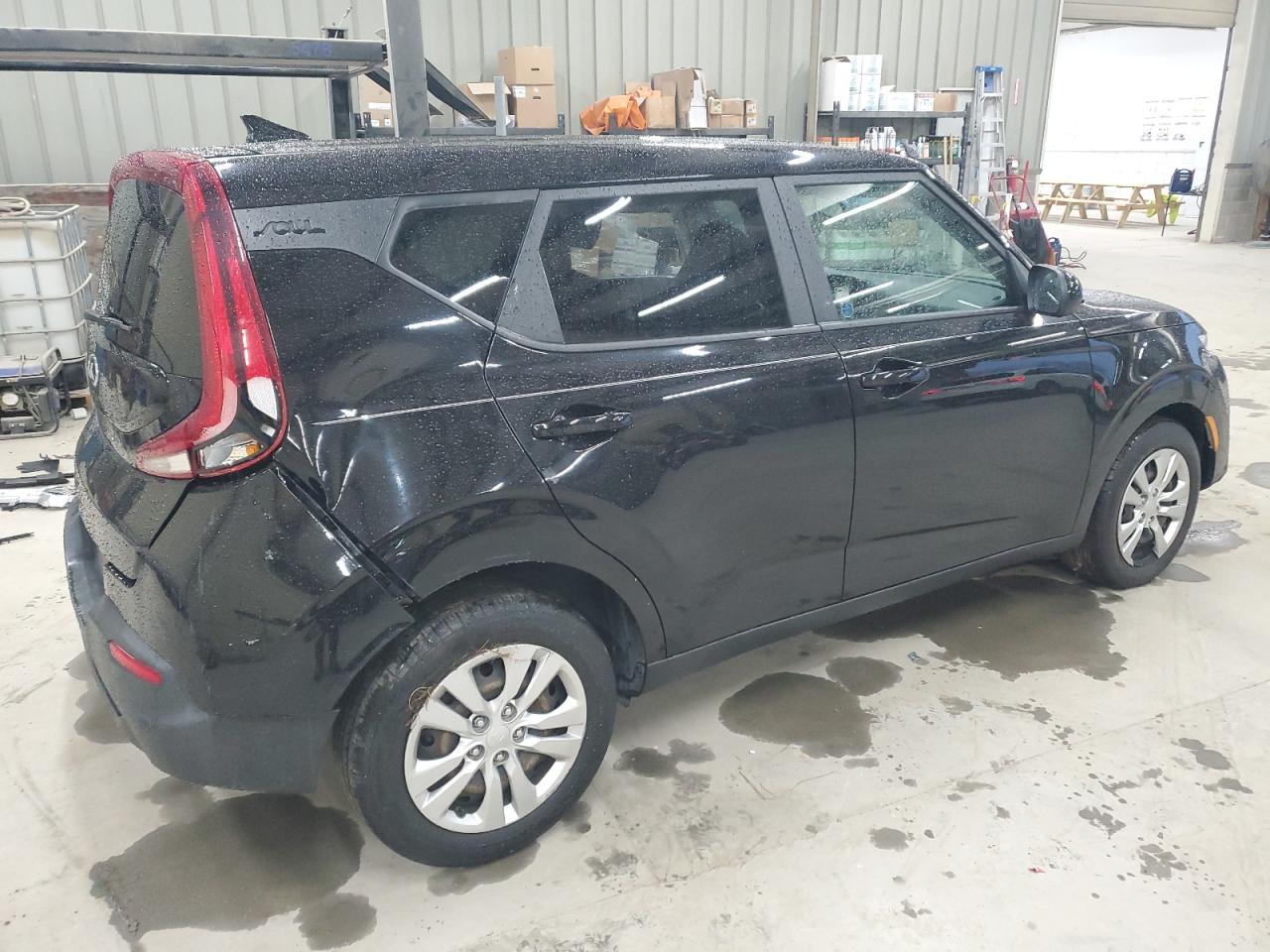 2020 KIA Soul VIN KNDJ23AU9L7705019 Copart auction photo, side / front end damage thumbnail 3