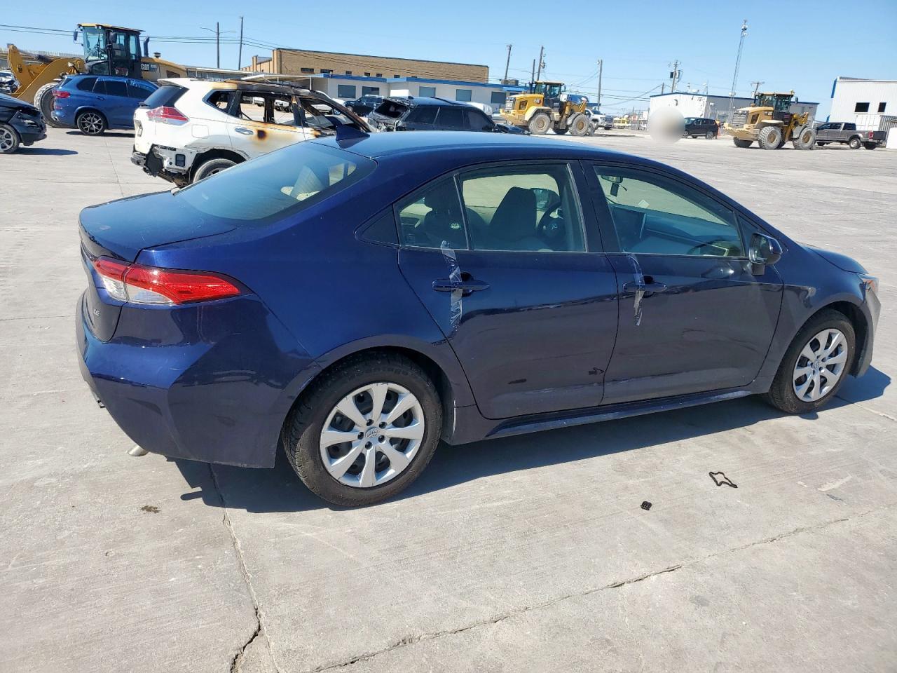 2021 Toyota Corolla VIN JTDEPMAE8MJ158489 Copart auction photo, rear end / side damage thumbnail 3