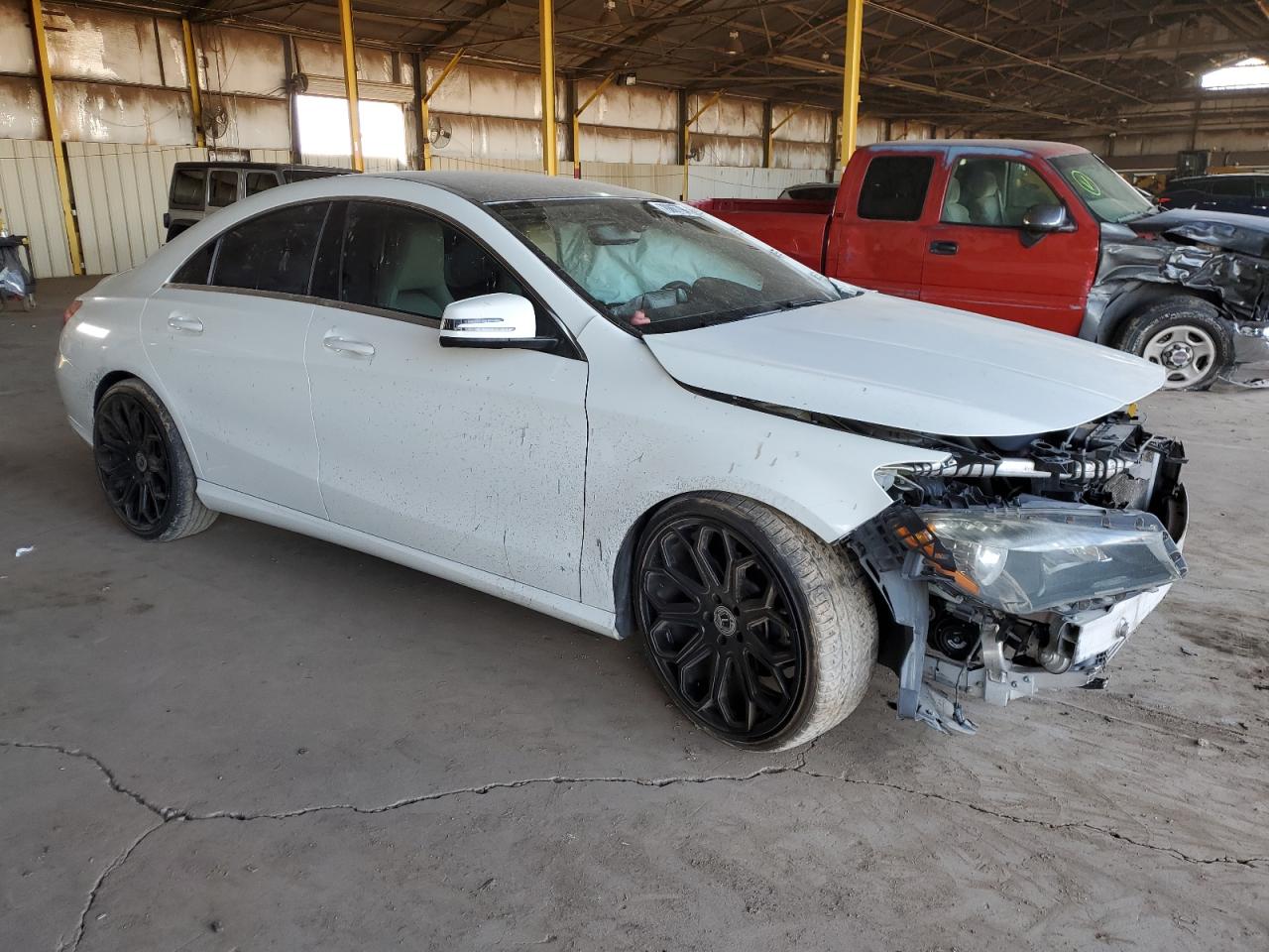 2014 Mercedes-Benz CLA-klasse VIN WDDSJ4EB5EN127608 Copart auction photo, front end damage thumbnail 4