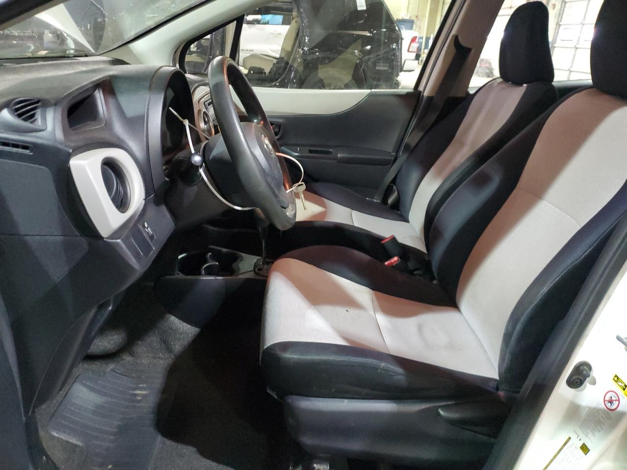 2012 Toyota Yaris VIN JTDKTUD3XCD512762 Copart auction photo, side damage thumbnail 7