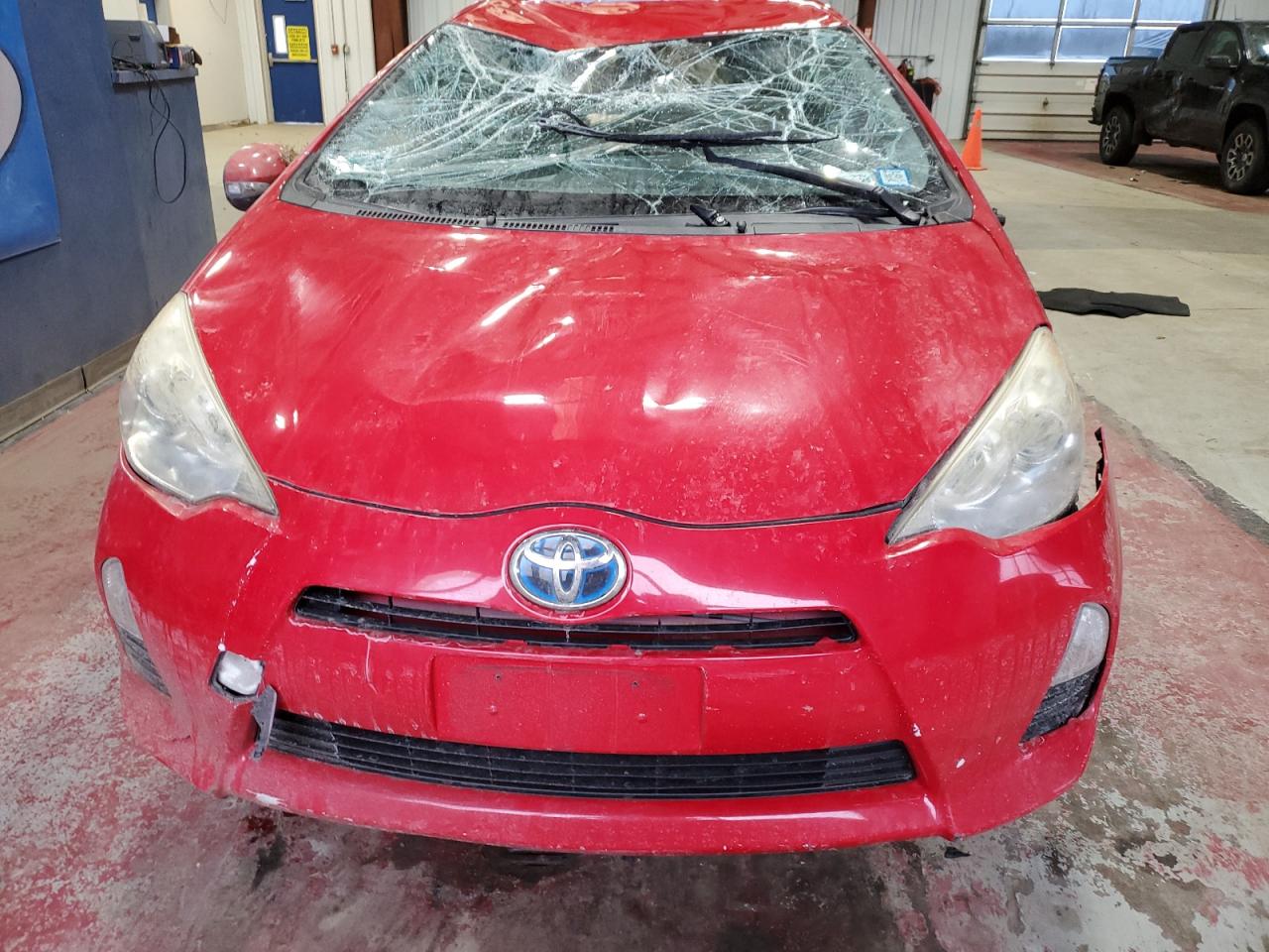 2012 Toyota Prius VIN JTDKDTB32C1009576 Copart auction photo, top/roof / side damage thumbnail 5