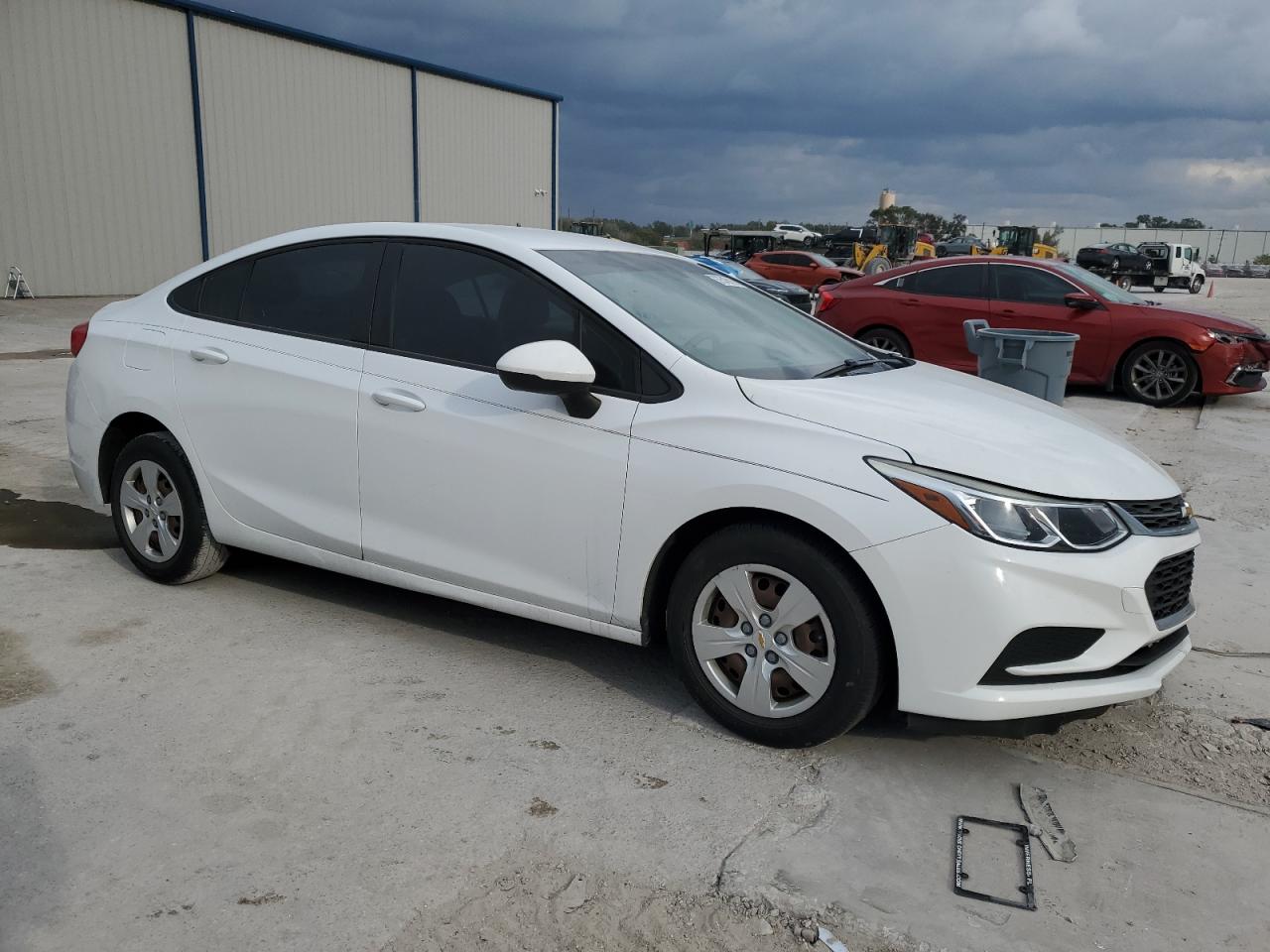 2018 Chevrolet Cruze VIN 1G1BC5SM3J7185658 Copart auction photo, front end damage thumbnail 4