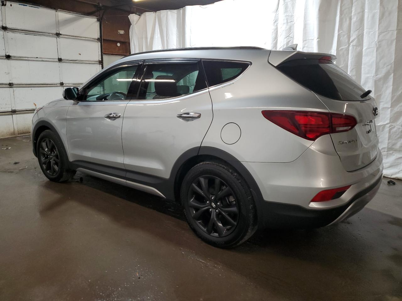 2017 Hyundai Santa Fe VIN 5XYZWDLA9HG384612 Copart auction photo, normal wear damage thumbnail 2
