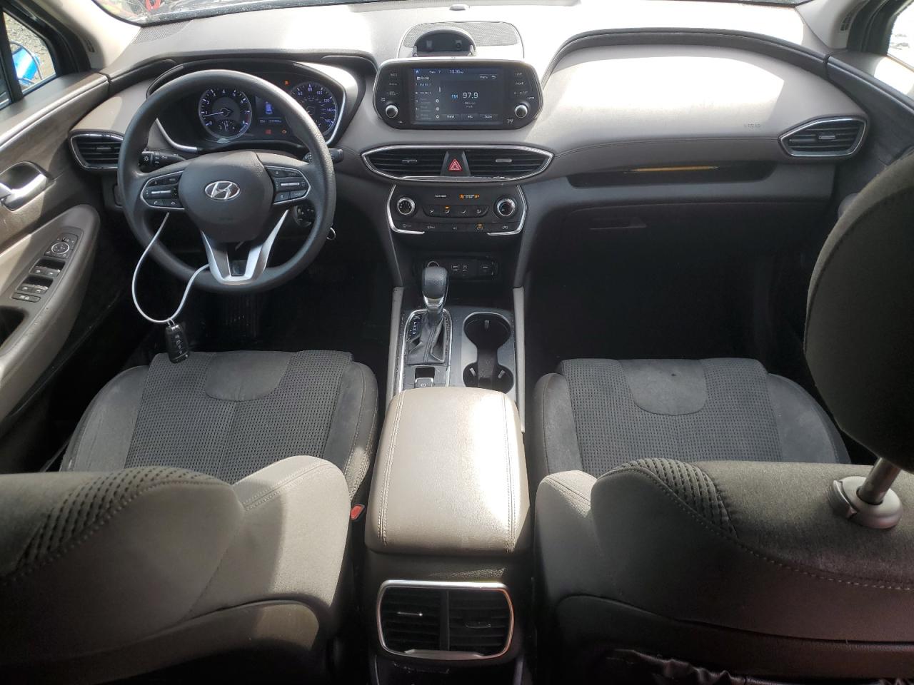 2019 Hyundai Santa Fe VIN 5NMS23AD4KH105875 Copart auction photo, front end damage thumbnail 8
