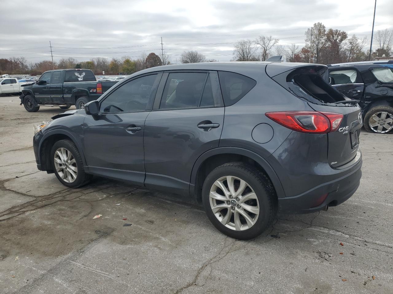 2014 Mazda CX-5 VIN JM3KE4DYXE0318949 Copart auction photo, all over damage thumbnail 2