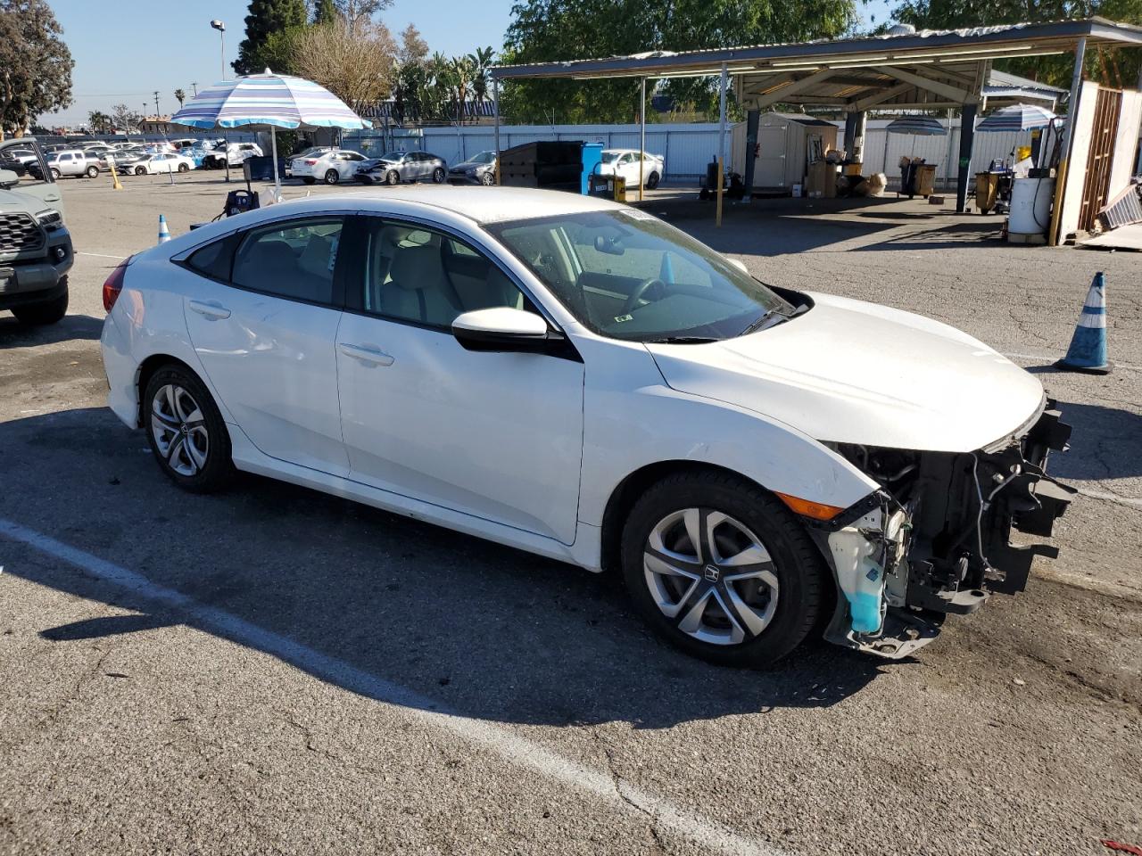 2017 Honda Civic VIN 2HGFC2F58HH530712 Copart auction photo, front end damage thumbnail 4