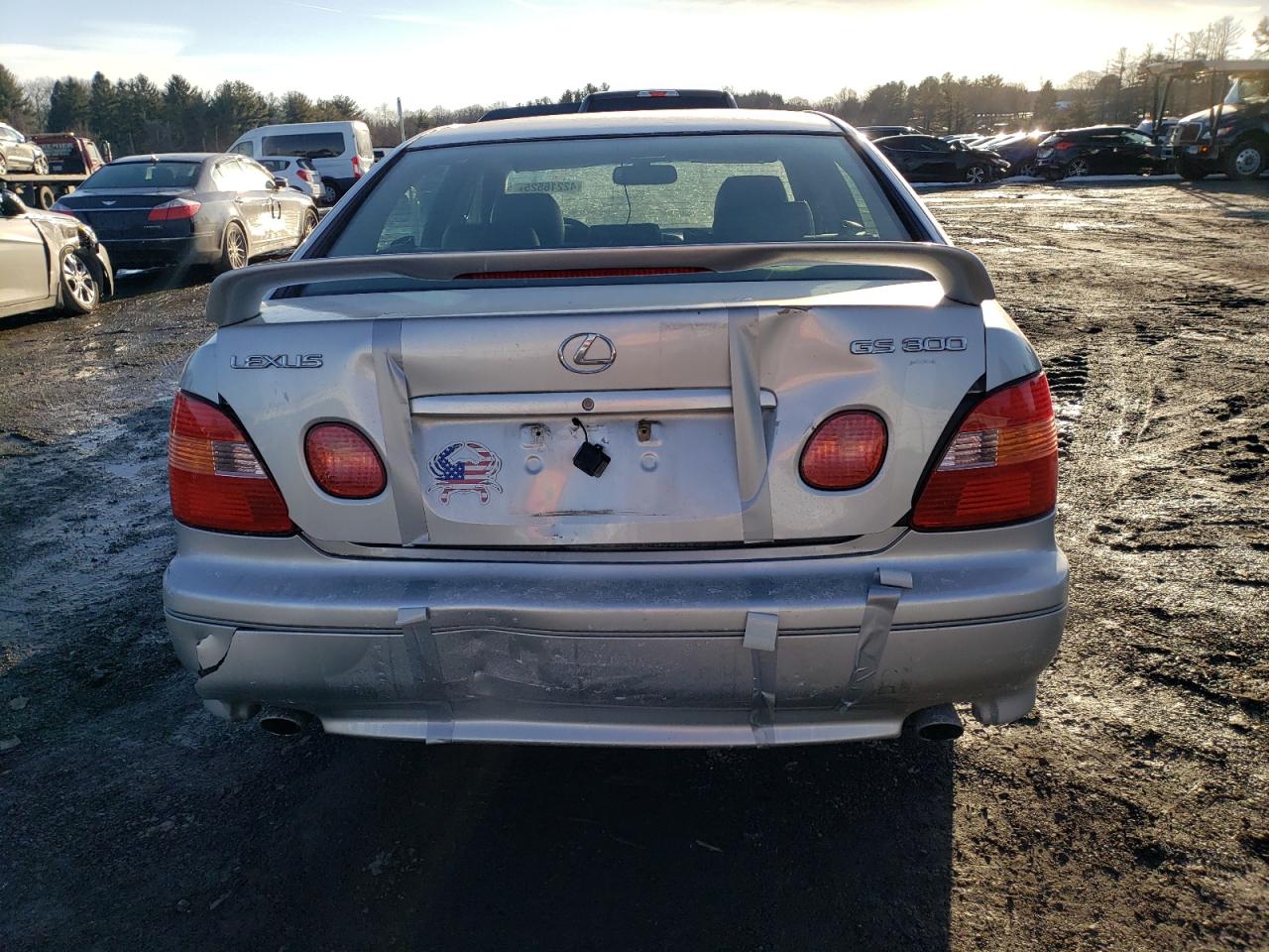 1999 Lexus GS 300 VIN JT8BD68S4X0069949 Copart auction photo, rear end / side damage thumbnail 6