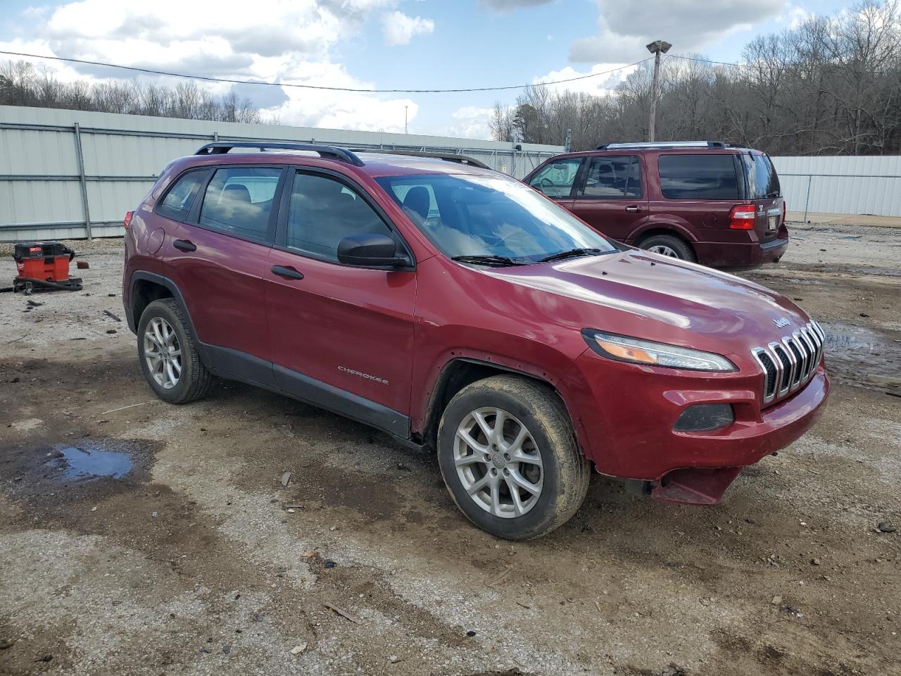 2015 Jeep Grand Cherokee VIN 1C4PJLAB9FW656295 Copart auction photo, front end damage thumbnail 4