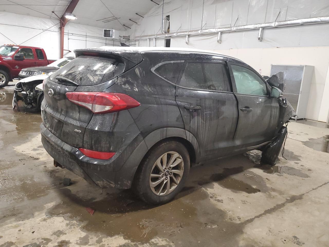 2017 Hyundai Tucson VIN KM8J3CA44HU455058 Copart auction photo, front end damage thumbnail 3