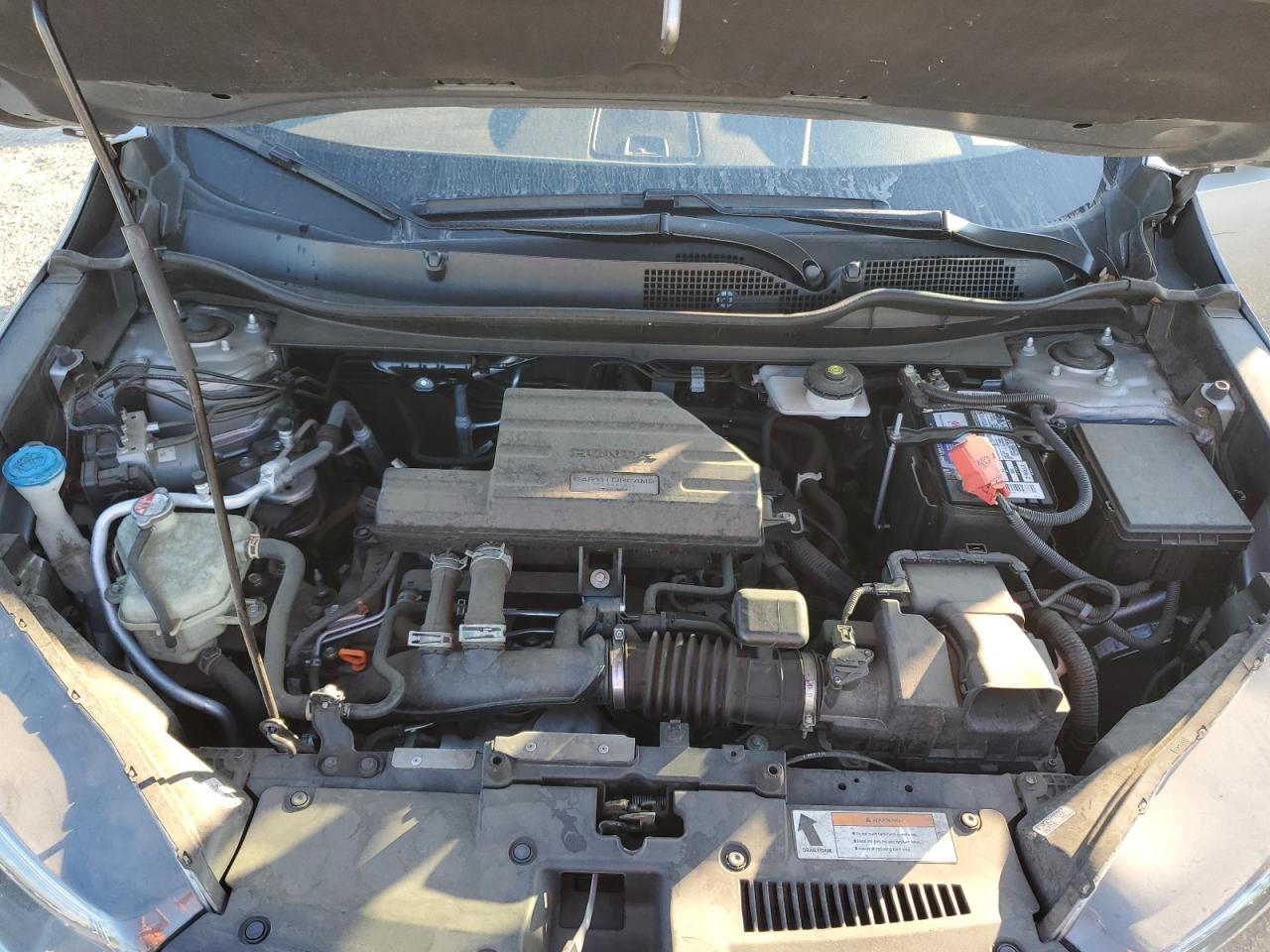 2018 Honda CR-V VIN 7FARW2H56JE074385 Copart auction photo, front end / side damage thumbnail 12