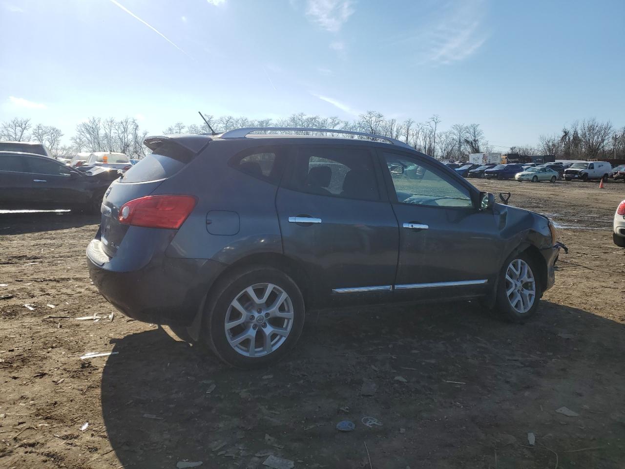 2013 Nissan Rogue VIN JN8AS5MV3DW142772 Copart auction photo, front end / mechanical damage thumbnail 3