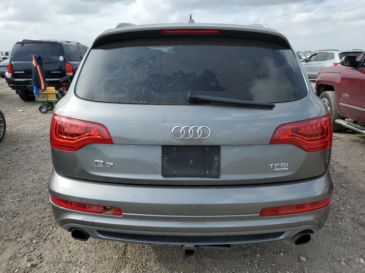 2015 Audi Q7 VIN WA1WGCFEXFD001257 Copart auction photo, front end / mechanical damage thumbnail 6
