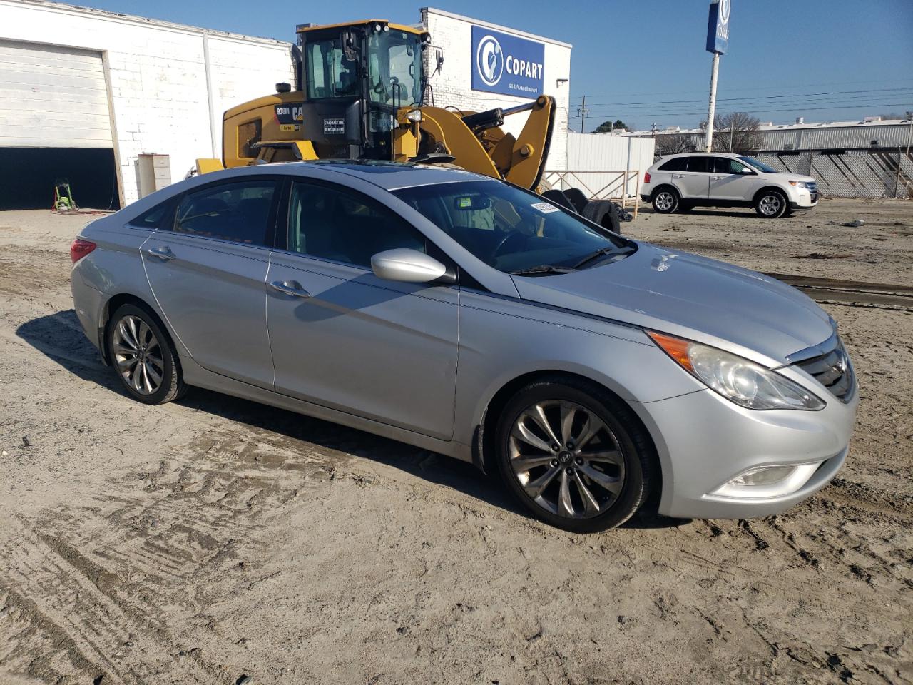 2011 Hyundai Sonata VIN 5NPEC4AC1BH177580 Copart auction photo, front end / side damage thumbnail 4