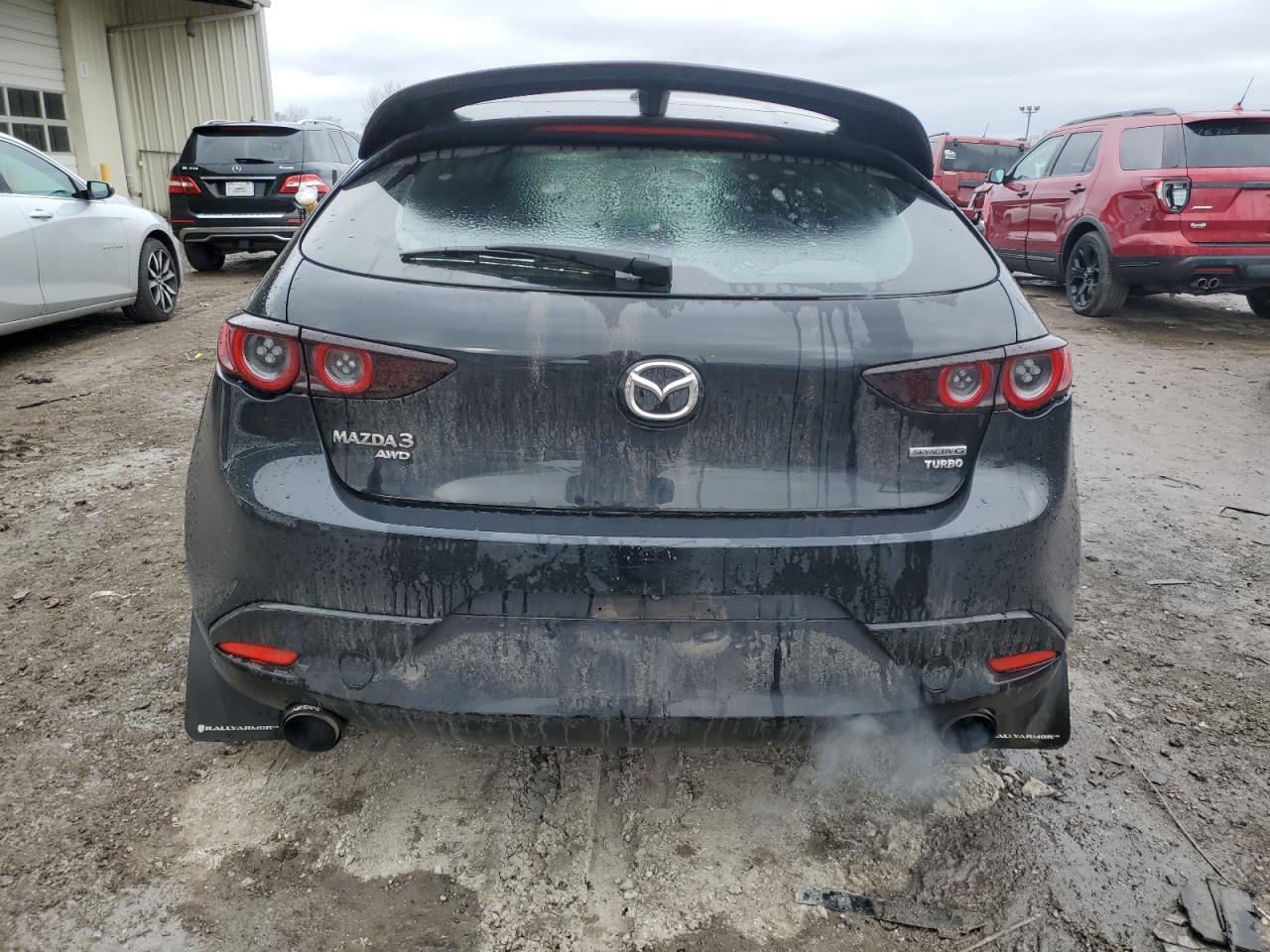 2021 Mazda 3 VIN JM1BPBJY7M1321778 Copart auction photo, front end damage thumbnail 6