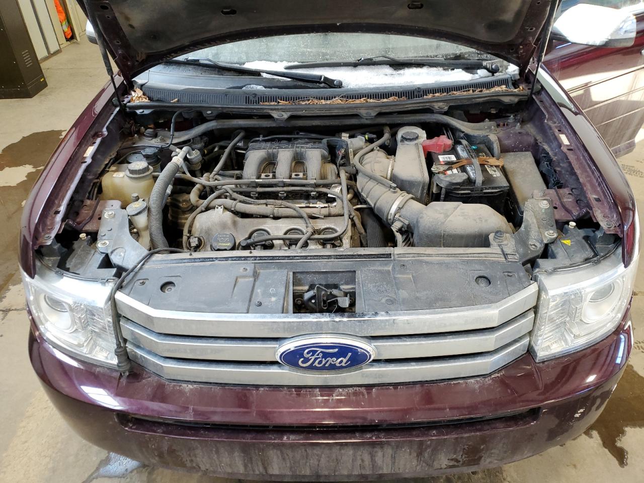 2011 Ford Flex VIN 2FMHK6DC8BBD34276 Copart auction photo, front end / side damage thumbnail 12
