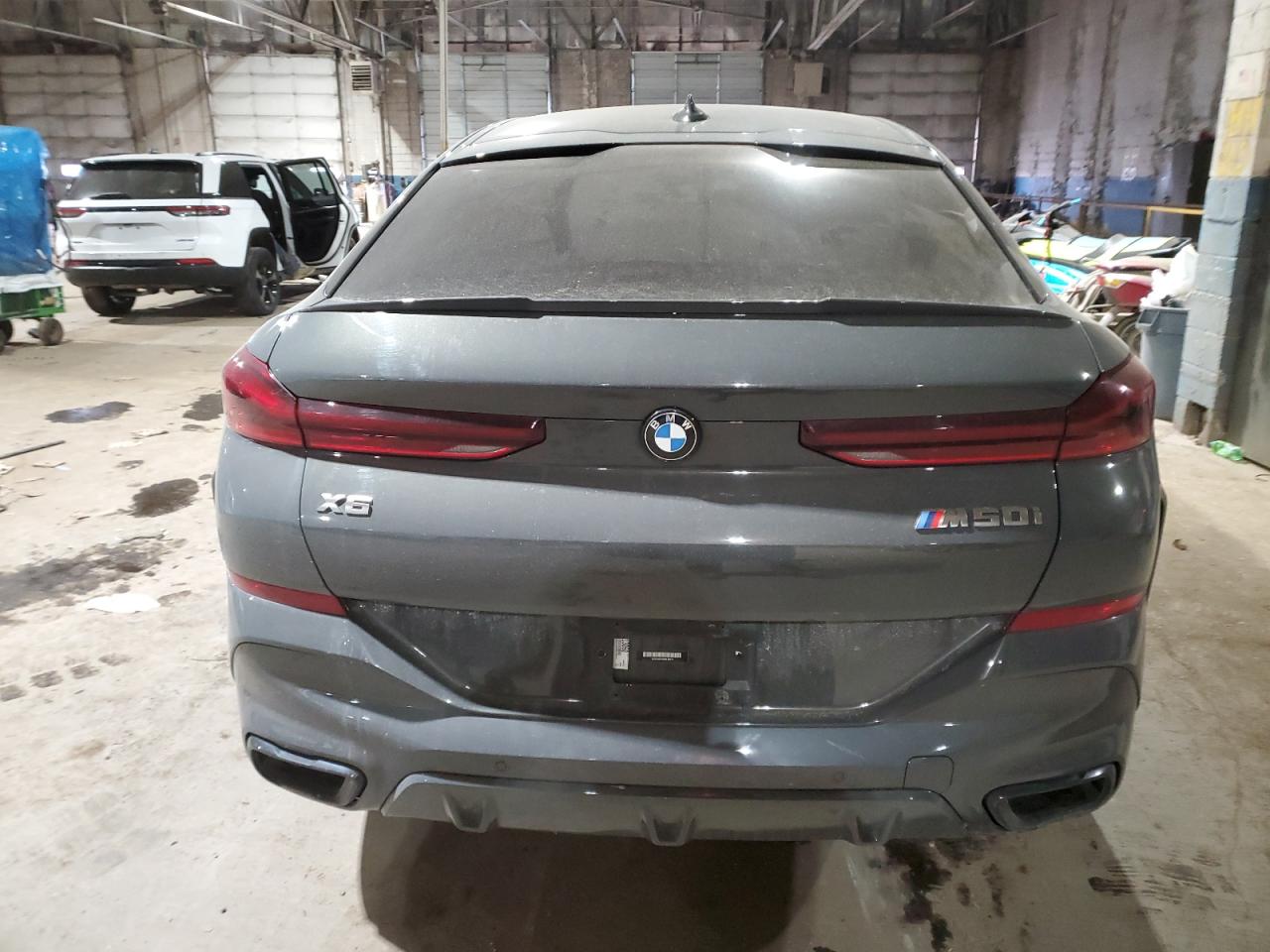 2022 BMW X6 VIN 5UXCY8C09N9L48414 Copart auction photo, front end damage thumbnail 6