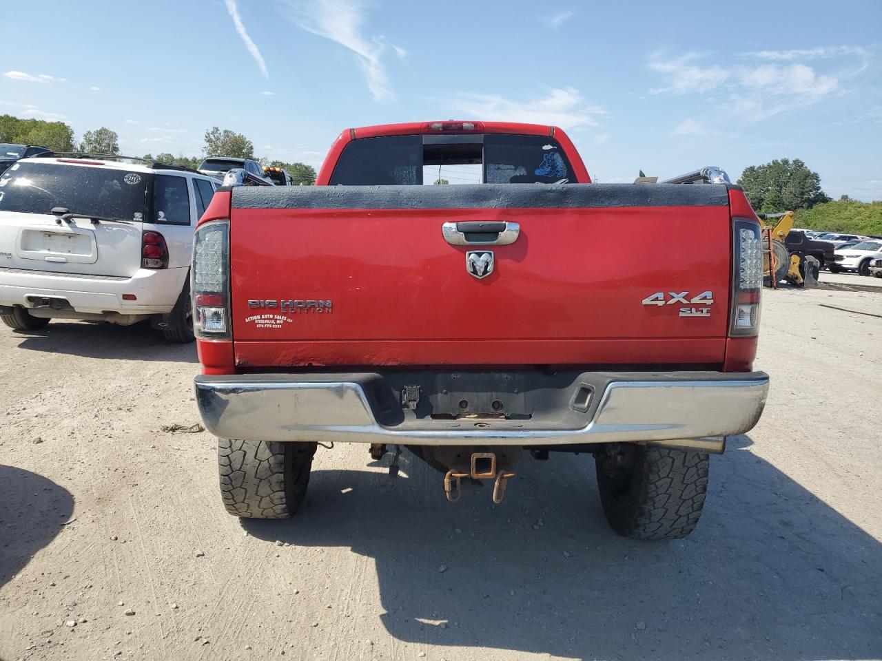 2007 Dodge RAM VIN 1D7KS28C87J508515 Copart auction photo, burn damage thumbnail 6