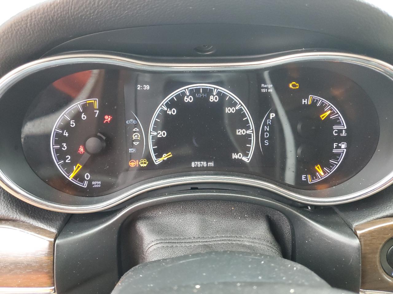 2015 Jeep Grand Cherokee VIN 1C4RJFBG4FC641824 Copart auction photo, front end / side damage thumbnail 9