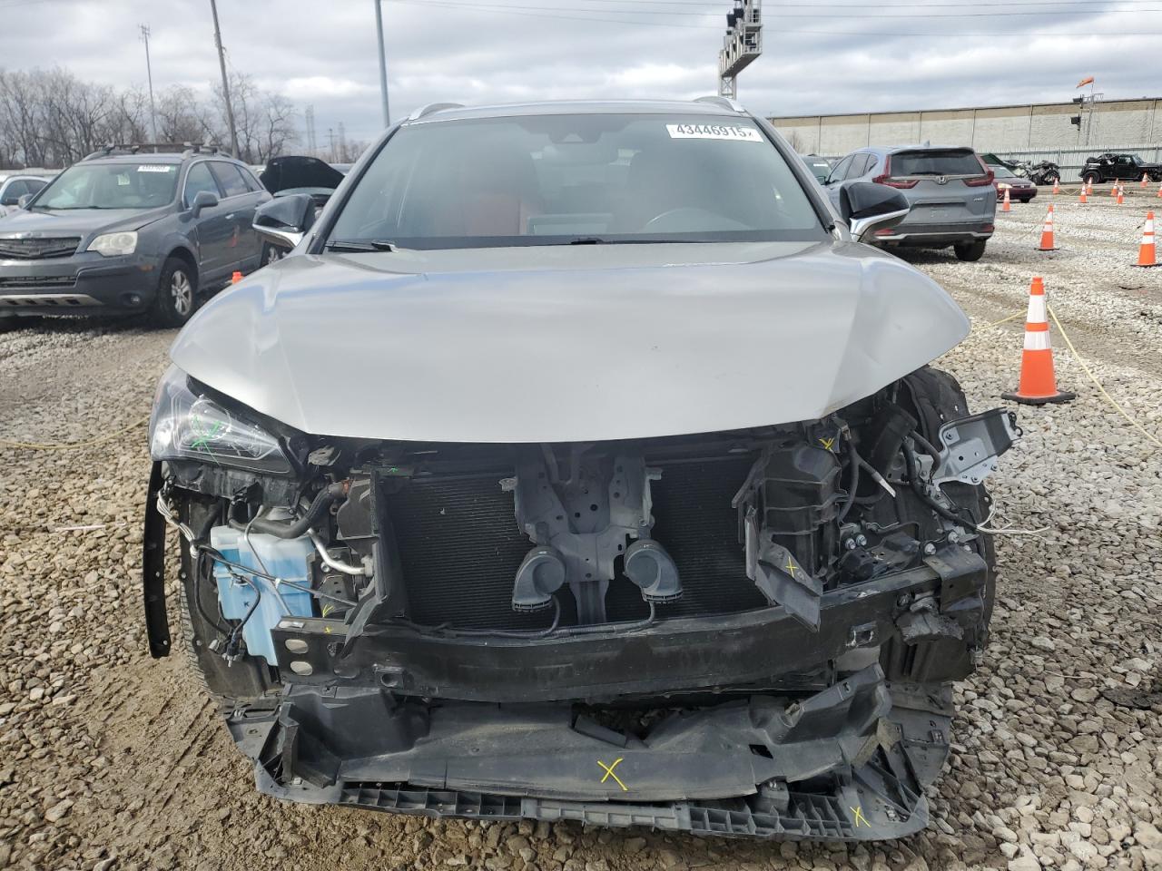 2020 Lexus NX VIN JTJSARDZ5L2231100 Copart auction photo, front end damage thumbnail 5