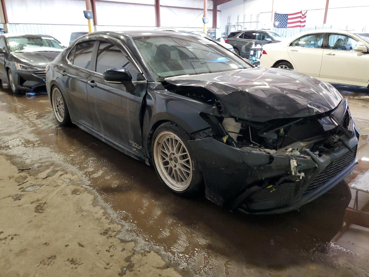 2021 Toyota Camry VIN 4T1G11BK8MU032706 Copart auction photo, front end damage thumbnail 4