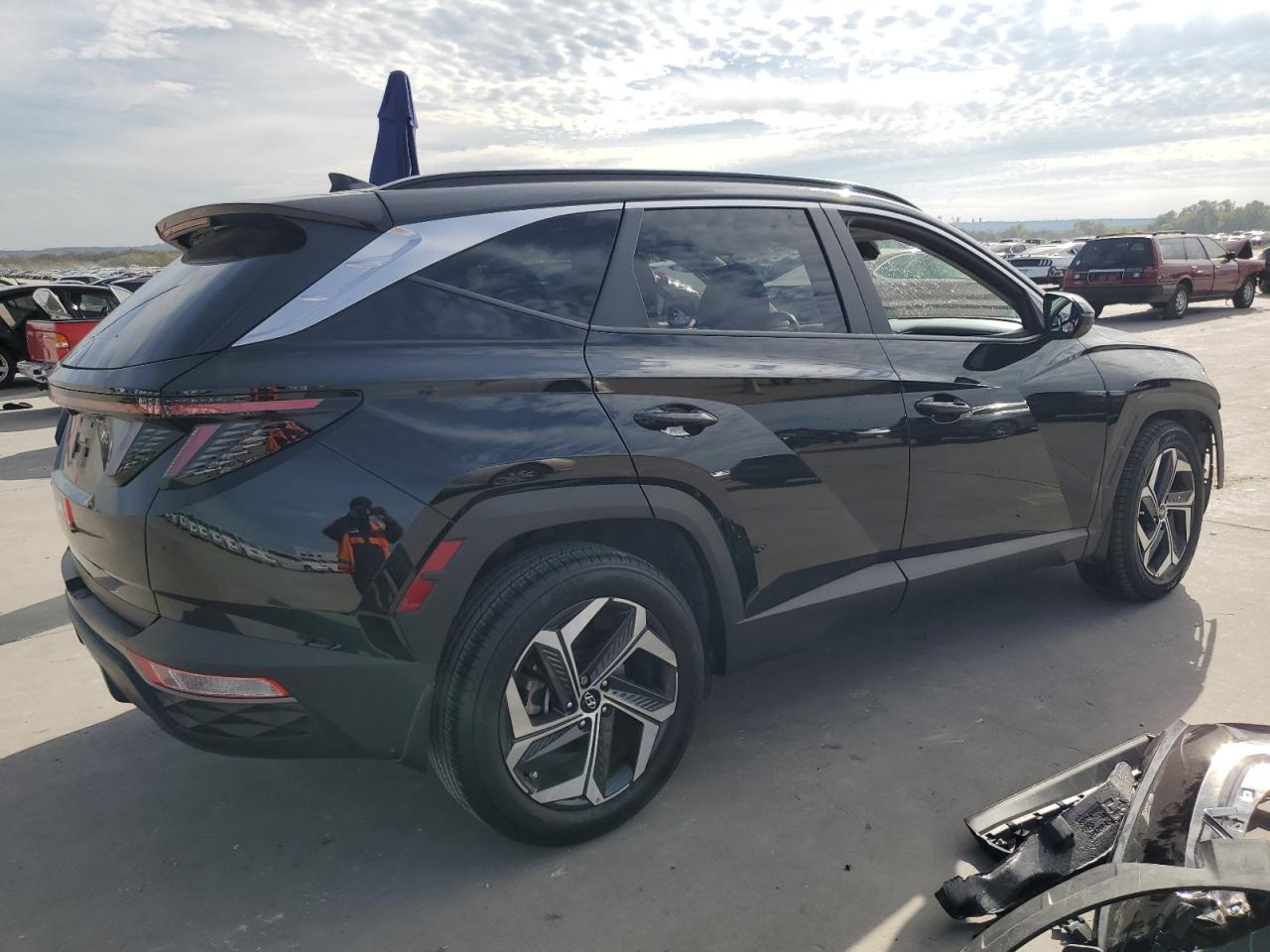 2024 Hyundai Tucson VIN 5NMJF3DE8RH298773 Copart auction photo, side / front end damage thumbnail 3