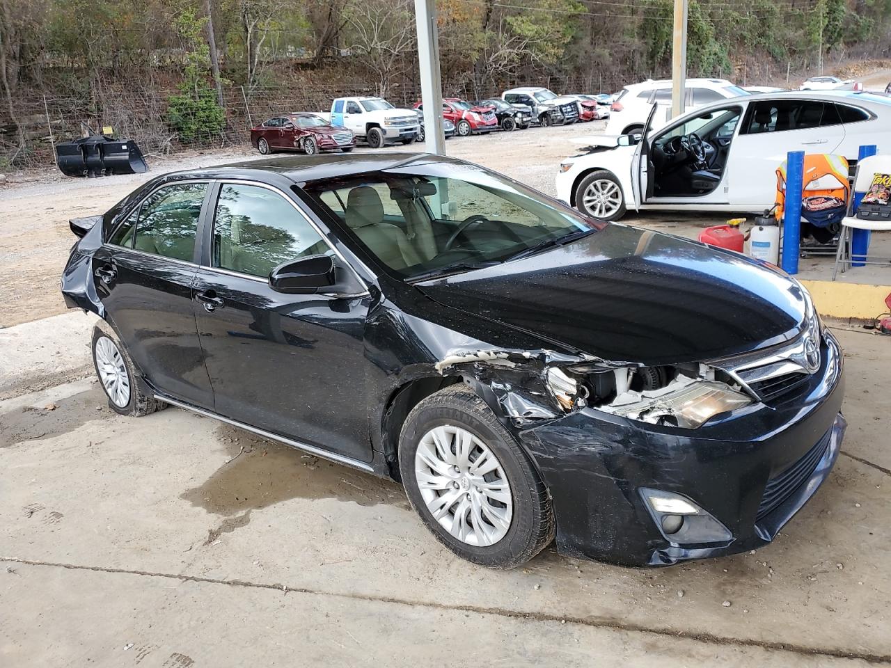 2014 Toyota Camry VIN 4T1BF1FK6EU391270 Copart auction photo, front end / rear end damage thumbnail 4
