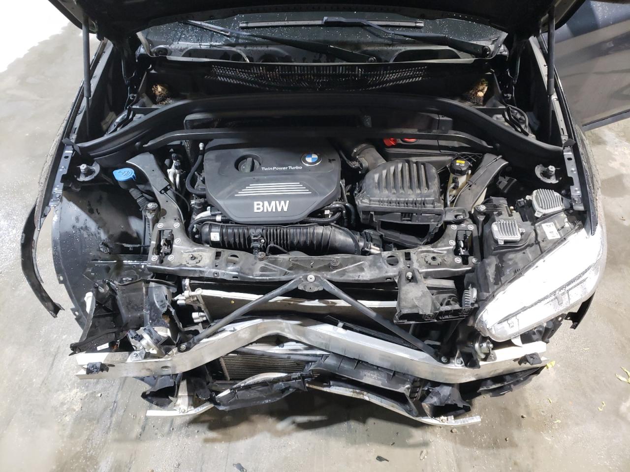 2016 BMW X1 VIN WBXHT3C3XG5E55765 Copart auction photo, front end / minor dent/scratches damage thumbnail 12