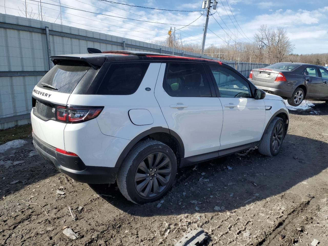 2020 Land Rover Discovery VIN SALCJ2FX2LH845411 Copart auction photo, top/roof damage thumbnail 3