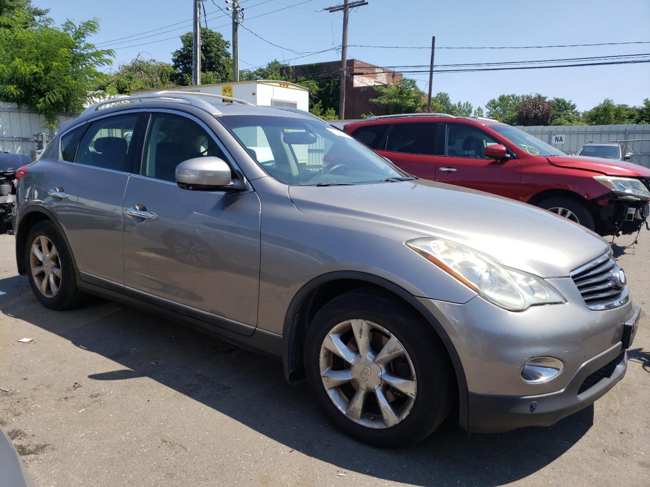 2008 Infiniti EX VIN JNKAJ09F38M354641 Copart auction photo, minor dent/scratches / vandalism damage thumbnail 4