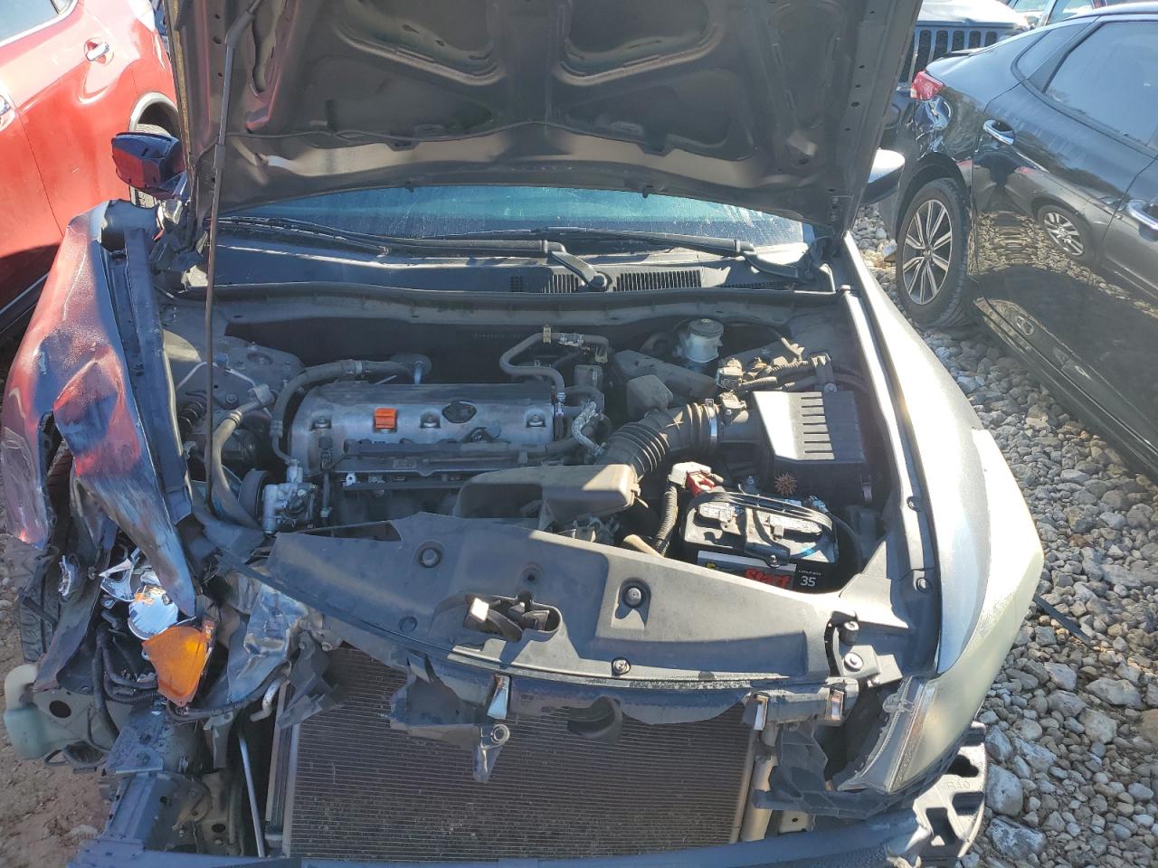 2011 Honda Accord VIN 1HGCP2F30BA052572 Copart auction photo, front end damage thumbnail 11