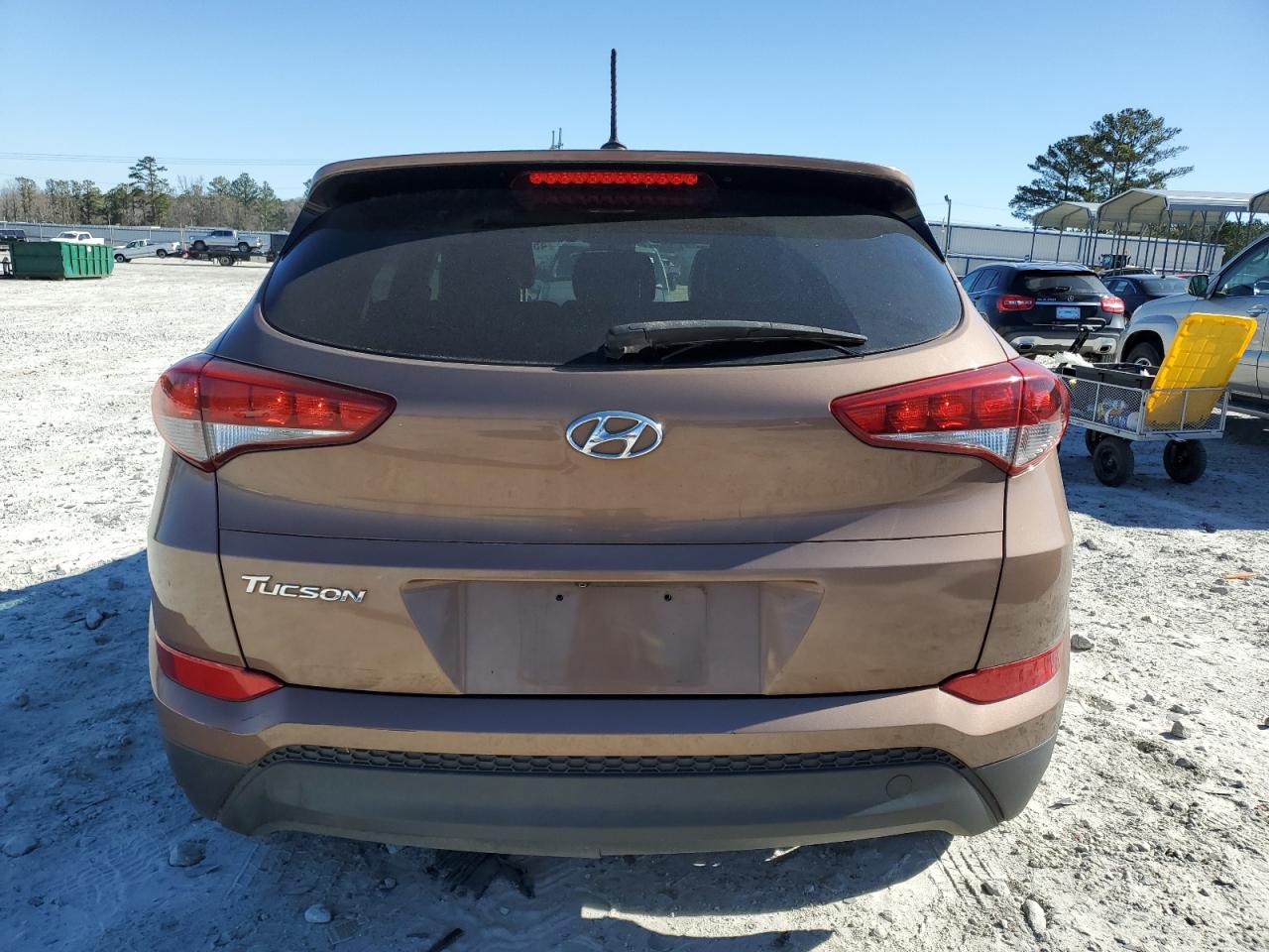 2017 Hyundai Tucson VIN KM8J23A46HU305150 Copart auction photo, front end damage thumbnail 6