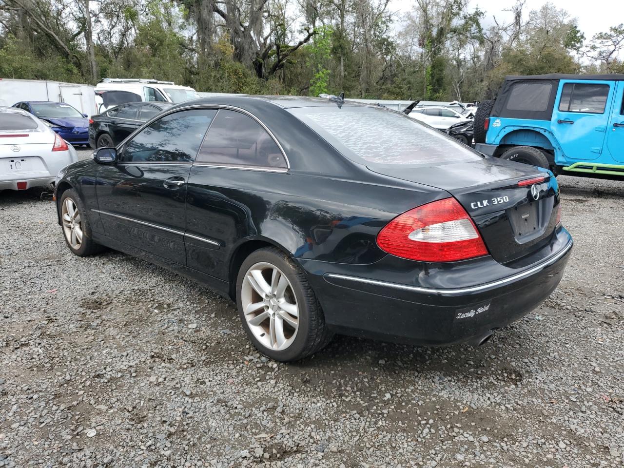 2007 Mercedes-Benz CLK-klasse VIN WDBTJ56H37F217973 Copart auction photo, normal wear damage thumbnail 2
