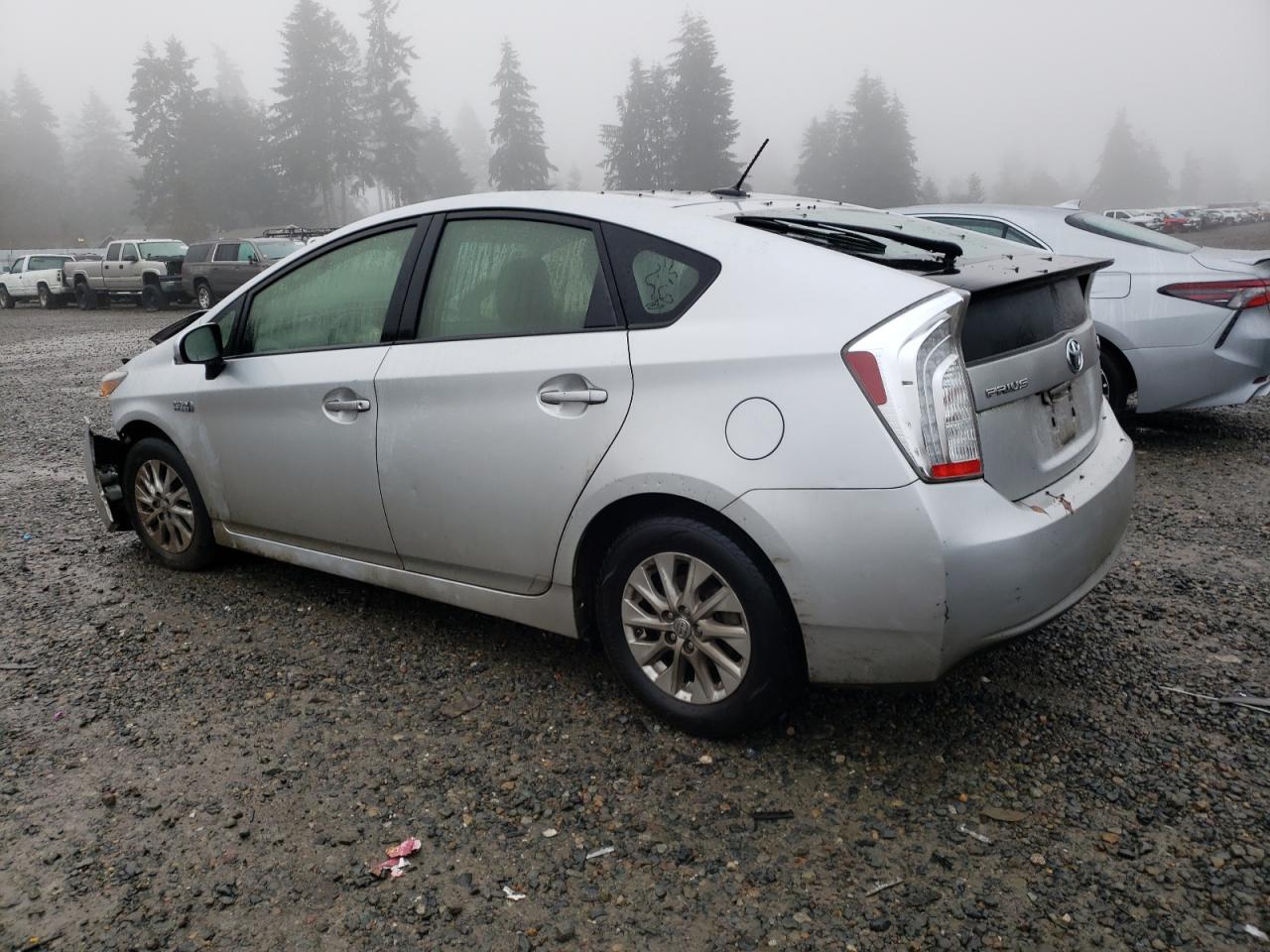 2012 Toyota Prius VIN JTDKN3DP4C3005322 Copart auction photo, front end / rear end damage thumbnail 2