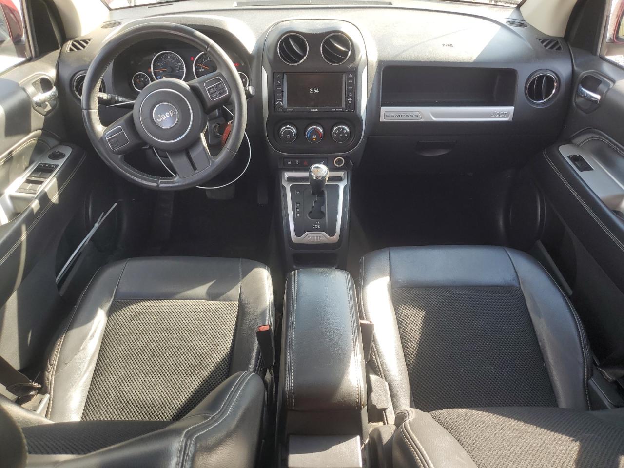 2014 Jeep Compass VIN 1C4NJDEB7ED604021 Copart auction photo, front end / side damage thumbnail 8
