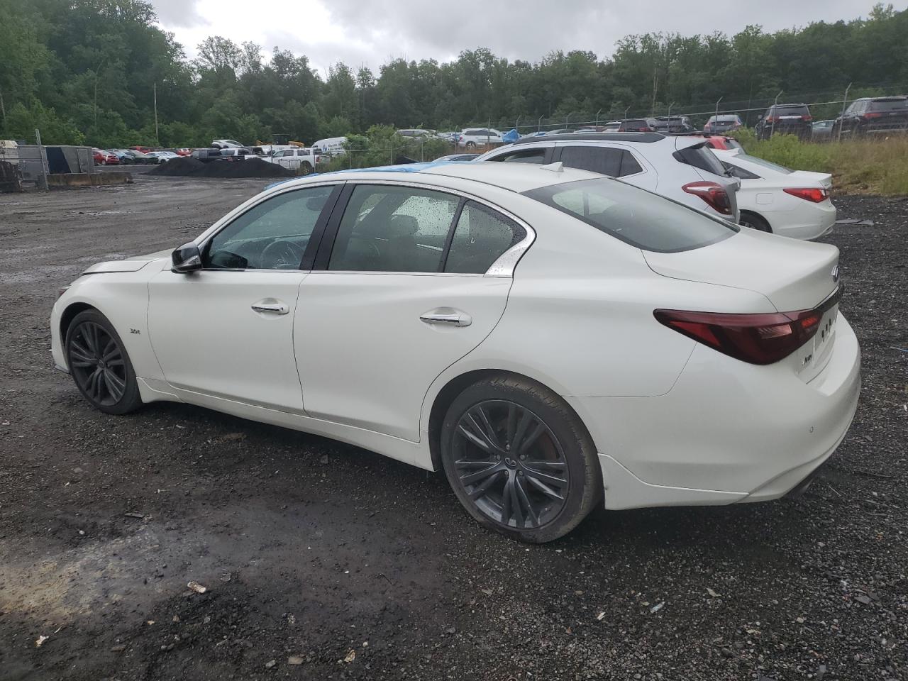 2020 Infiniti Q50 VIN JN1EV7AR1LM254054 Copart auction photo, vandalism damage thumbnail 2