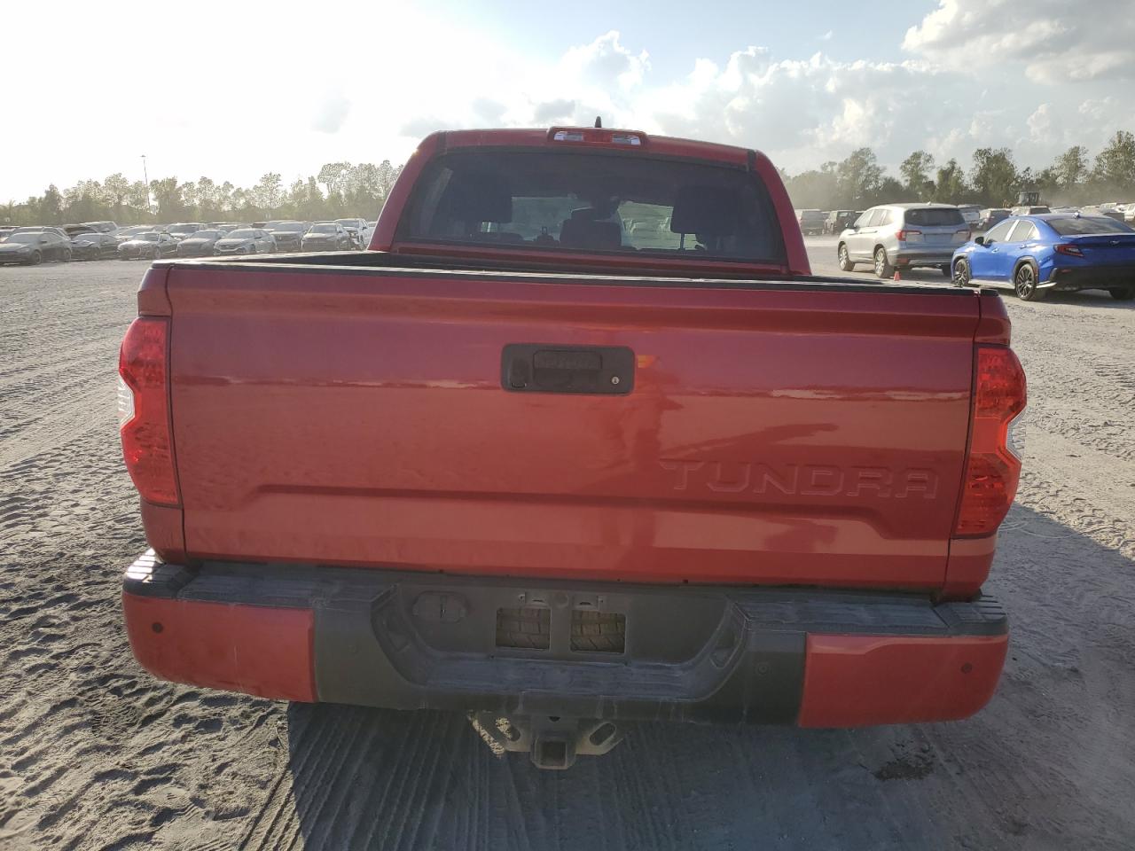 2021 Toyota Tundra VIN 5TFGY5F15MX276062 Copart auction photo, front end / minor dent/scratches damage thumbnail 6