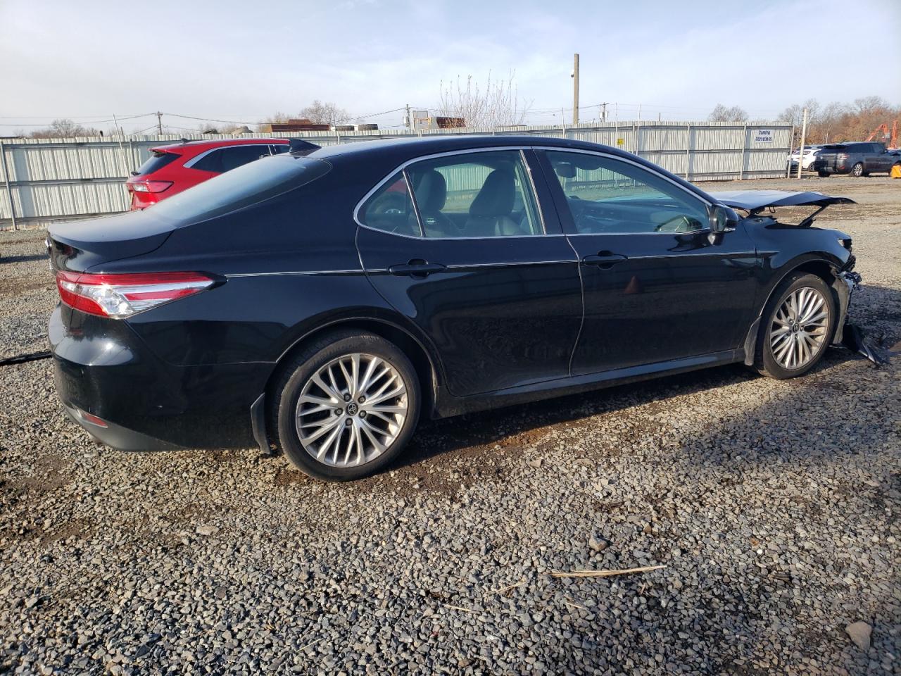 2020 Toyota Camry VIN 4T1F11AK0LU966922 Copart auction photo, front end damage thumbnail 3