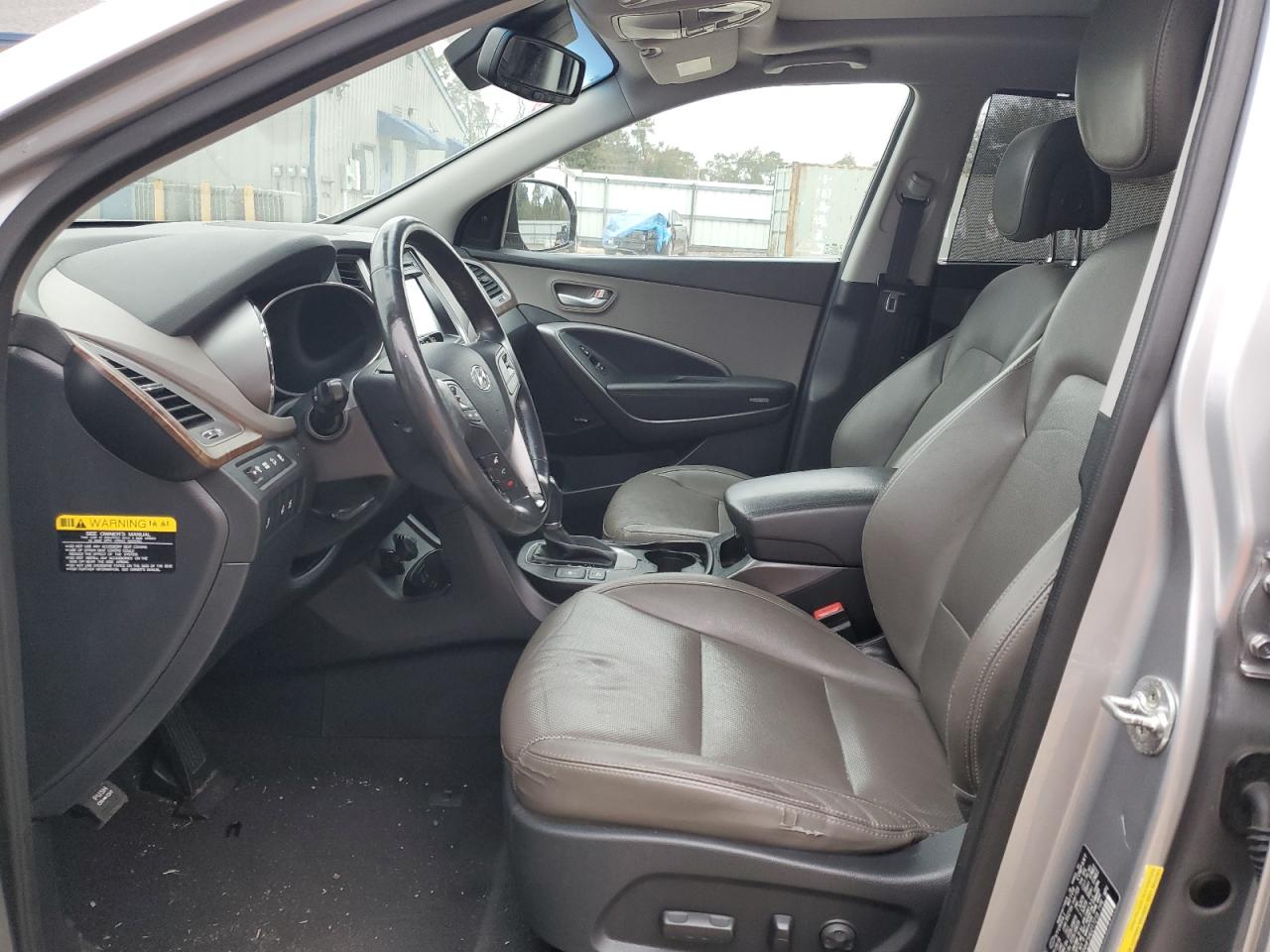 2017 Hyundai Santa Fe VIN KM8SR4HF5HU217218 Copart auction photo, front end damage thumbnail 7