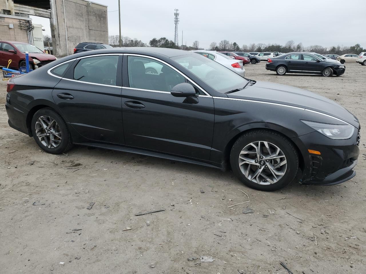 2021 Hyundai Sonata VIN 5NPEL4JA9MH078300 Copart auction photo, minor dent/scratches damage thumbnail 4