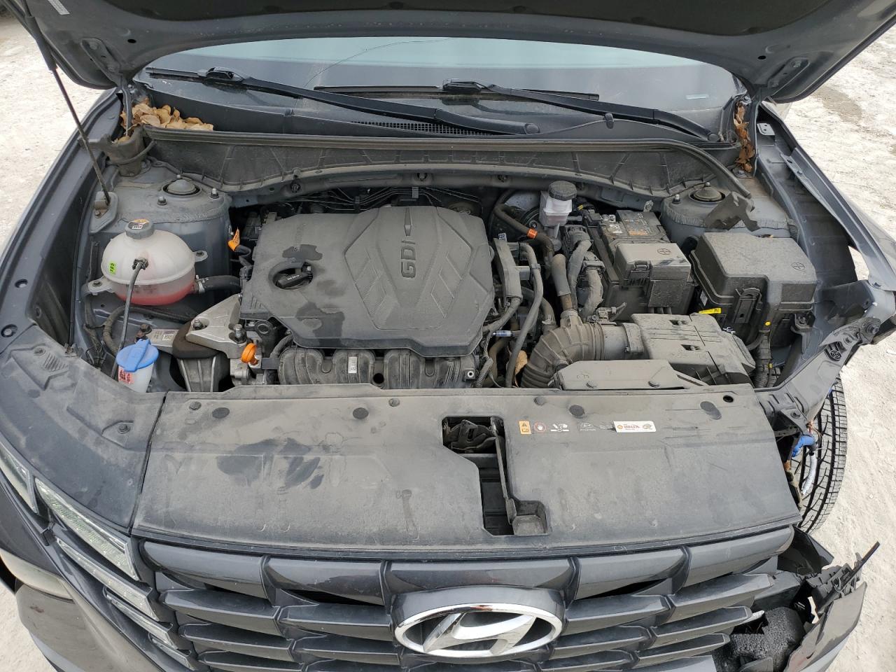 2023 Hyundai Tucson VIN KM8JBCAE6PU264266 Copart auction photo, front end / side damage thumbnail 12